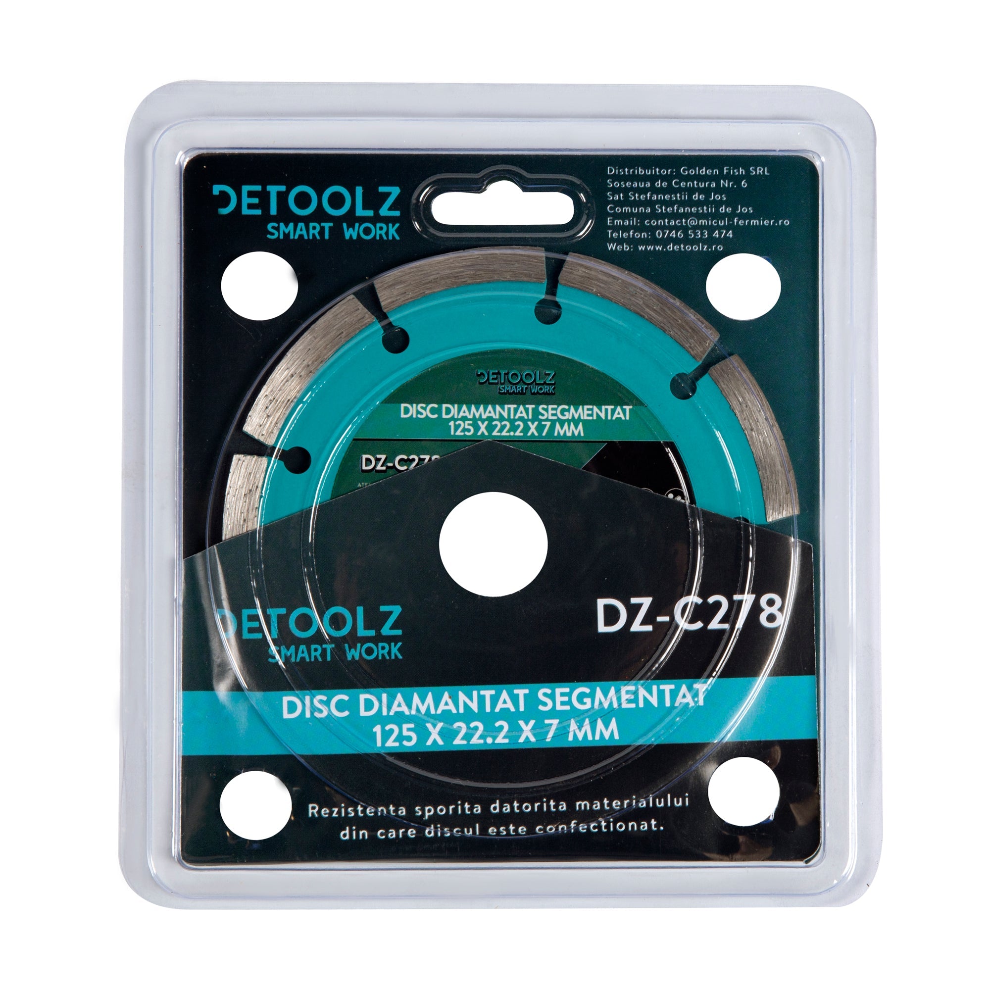 Disco diamantato a segmenti Ø 125 mm Detoolz