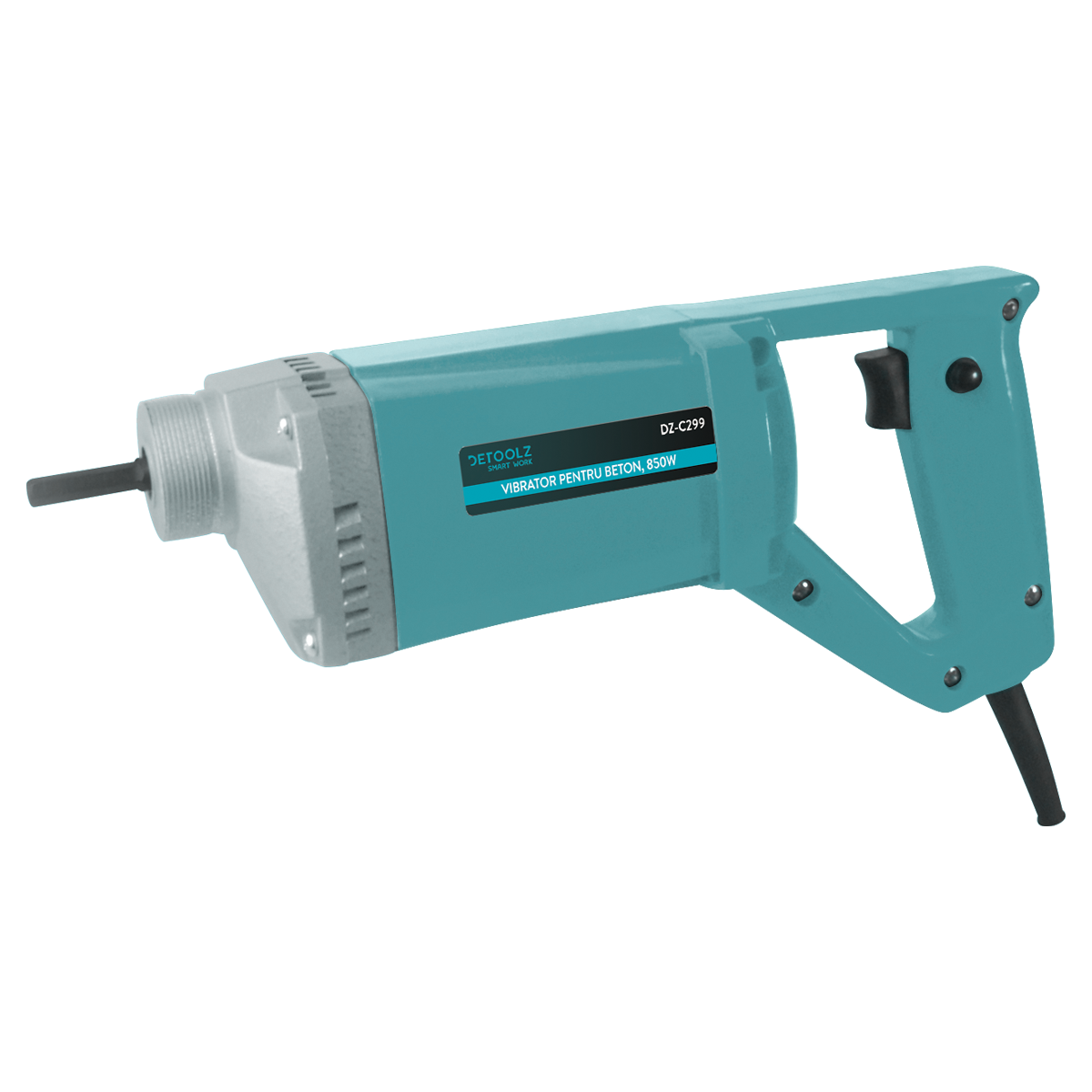 Vibratore per calcestruzzo, vibratore elettrico per cemento 800 w Detoolz