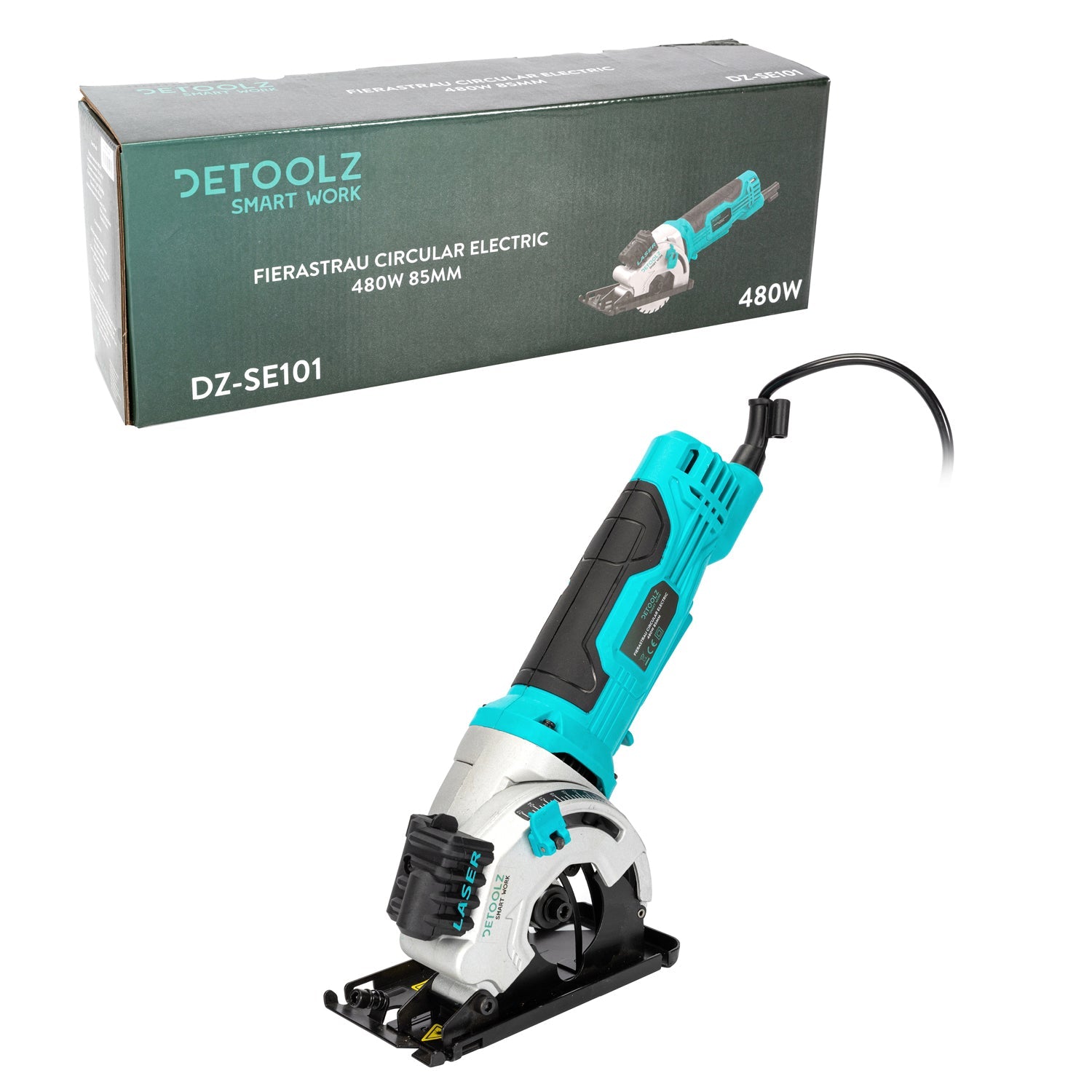 Sega circolare elettrica a mano 3500 rpm 480 w Detoolz