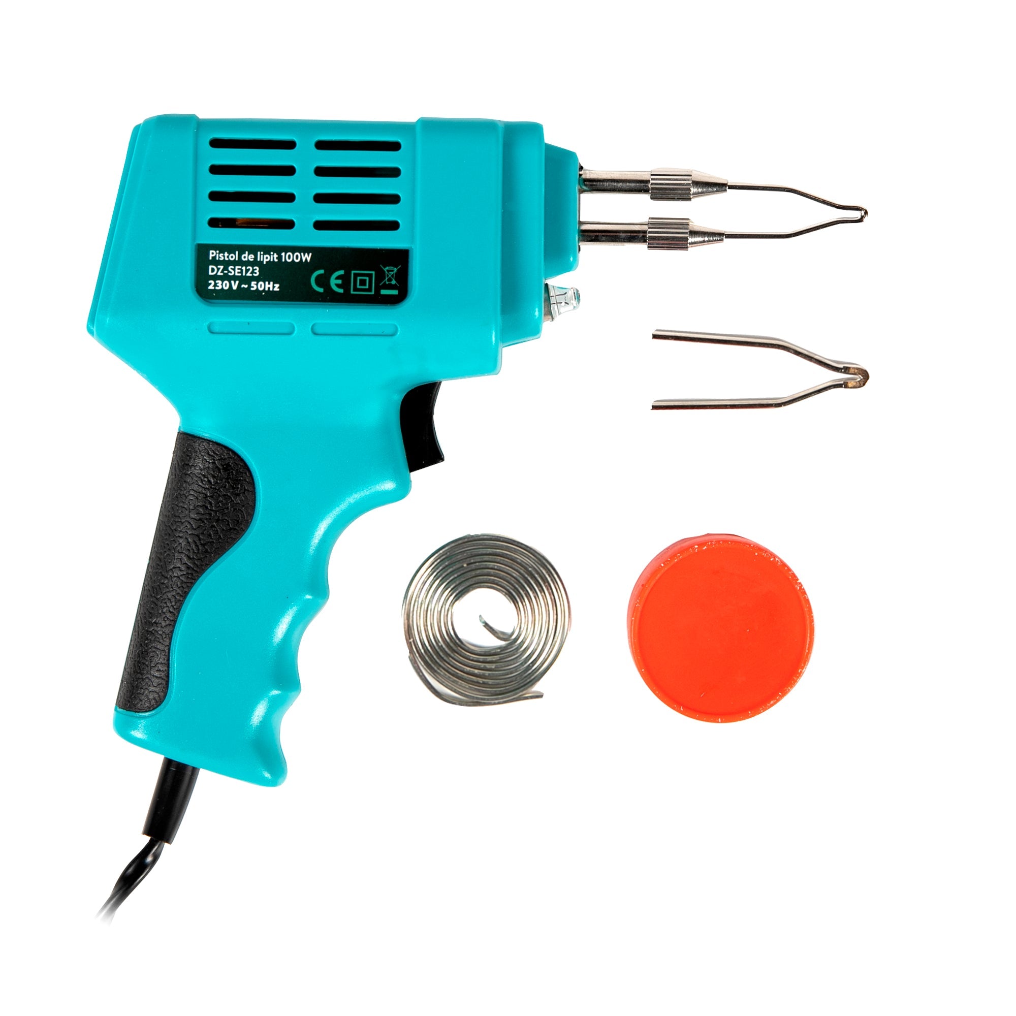 Pistola per colla a caldo,pistola elettrica per saldare 100w Detoolz