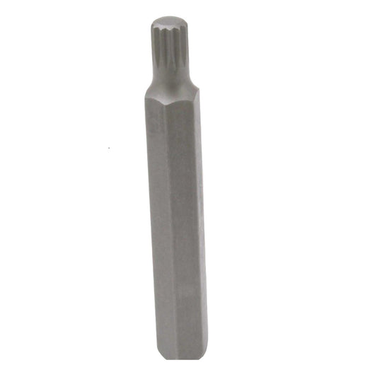 Inserto lungo 8 mm per avvitatori giraviti lunghezza 75 mm, acciaio