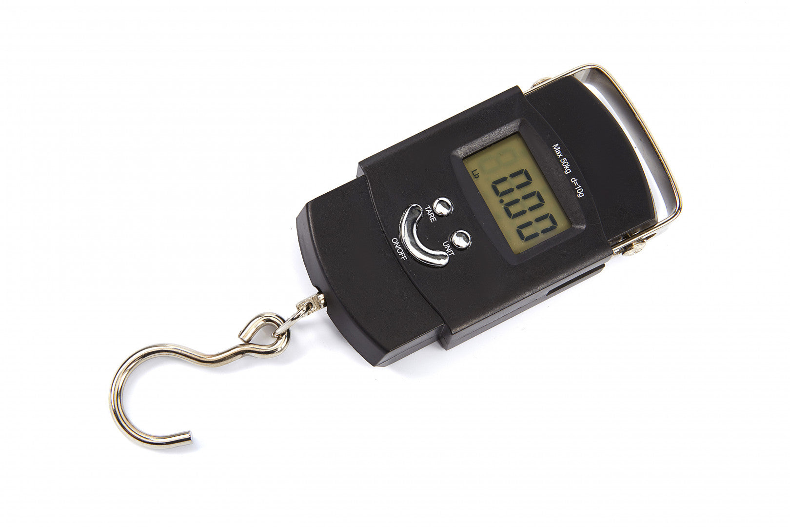 Bilancia con gancio per bagagli-valigie 110 lb 50 kg da appendere con display lcd retroilluminato, per valigie con maniglia grande, bilancia postale digitale, bilancia da pesca digitale