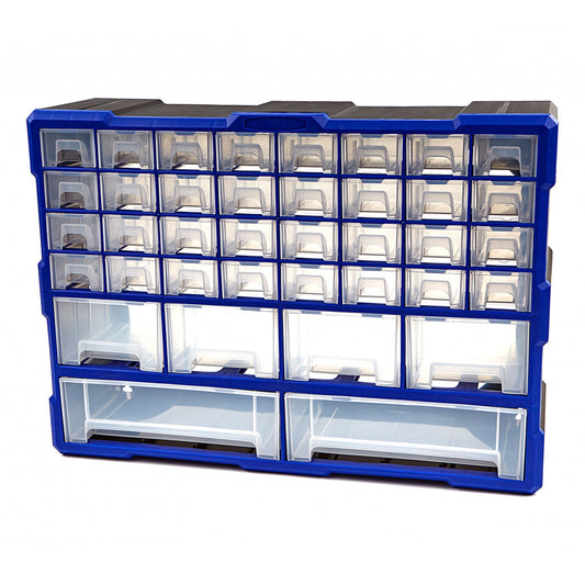 Cassetta cassettiera multiuso in plastica portaminuteria con 38 cassetti