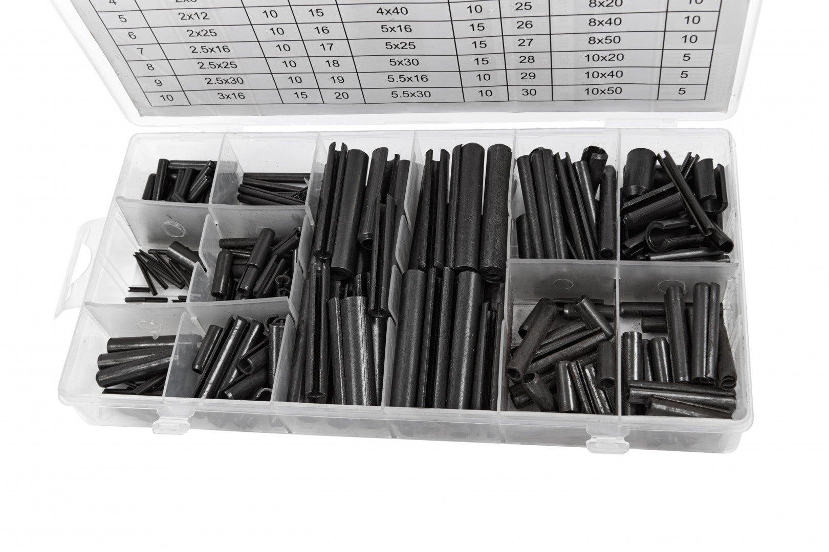 Kit assortimento di perni a forcella con testa piatta a t e foro singolo, per auto, 315 pezzi