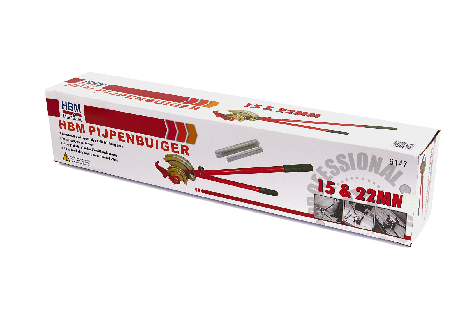 Curvatubi manuale per tubi in rame e alluminio, strumento piegatubi 15–22 mm 180°