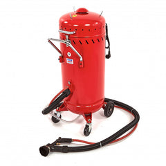 Sabbiera a vuoto 105 l, controllo polvere e riciclo abrasivi 1 200 w, per esterno