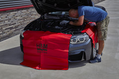 Tappetino di protezione del parafango, copri-parafango protettivo, copertura magnetica impermeabile per auto, grandi dimensioni parafango dell'auto di universale per auto o suv, per meccanico, carrozzeria 120 × 100 cm HBM Machines Olanda