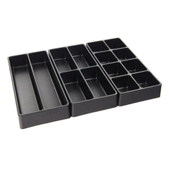 Organizer cassetti, cassetta porta attrezzi, banco da lavoro officina, organizer scrivania per cucina e garage, attrezzi officina e contenitori per bagno, 3 misure, 3 pezzi 60 mm