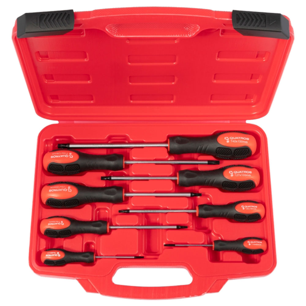Set di cacciaviti magnetici Torx da 8 pezzi, set di cacciaviti T8 - T40, strumenti di riparazione di grado professionale