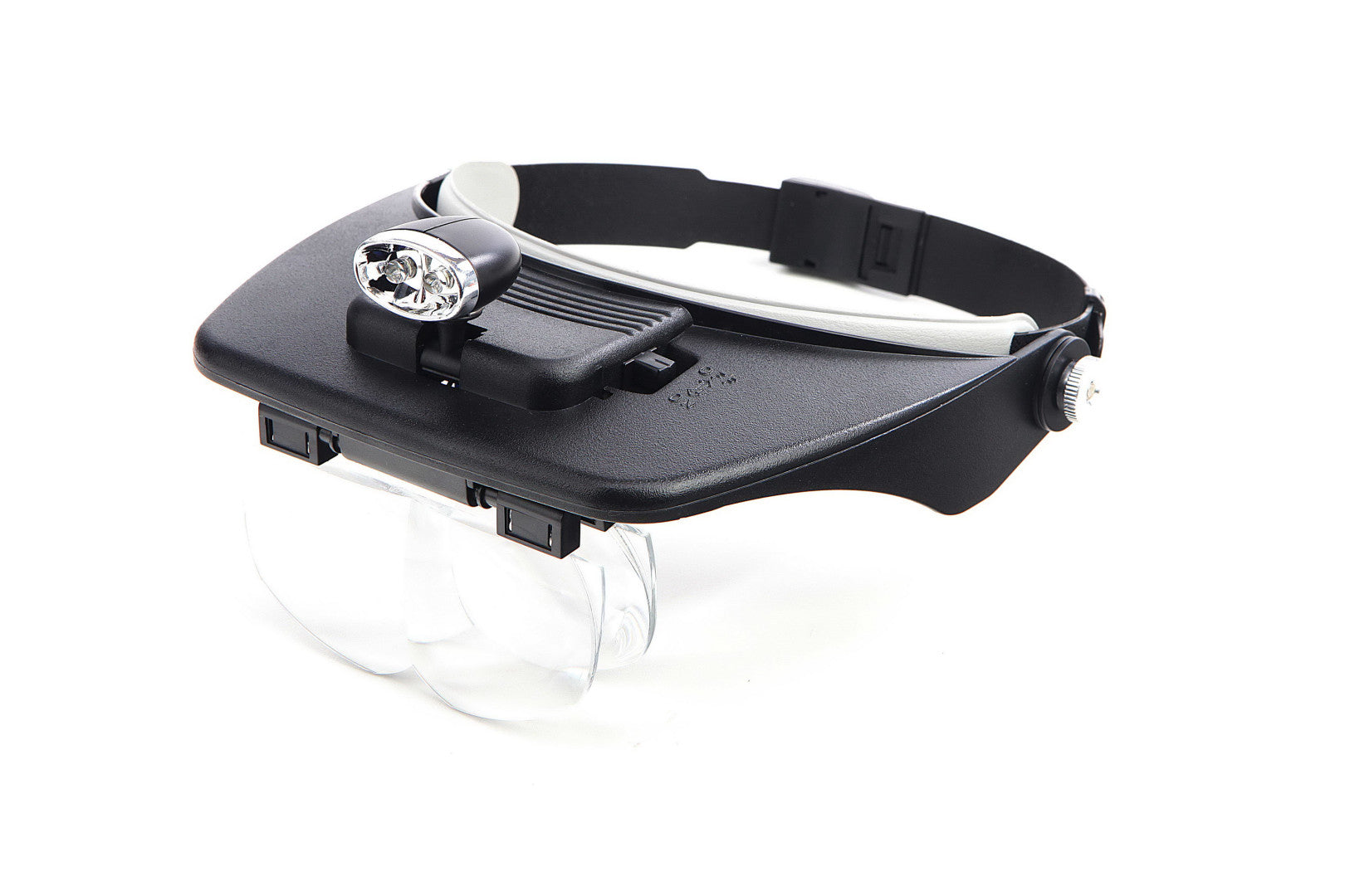 Lente di ingrandimento da testa con luci LED occhiali con lente d ingrandimento intercambiabile, visiera casco lente per hobby e lavori precisione Hbm Machines Olanda