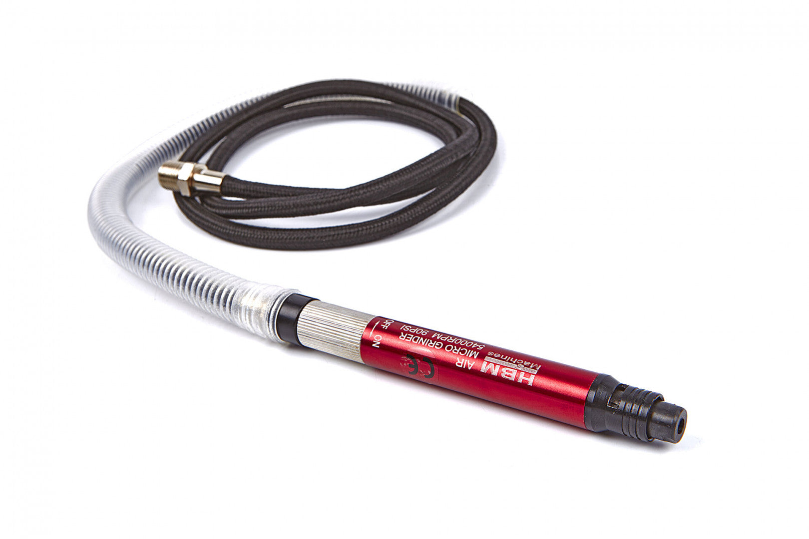 Micro smerigliatrice pneumatica, smerigliatrice a matita ad aria, 58.000rpm mini smerigliatrice a penna dritta ad alta velocità con chiave per lucidatura, incisione e taglio vari metalli, 6 bar