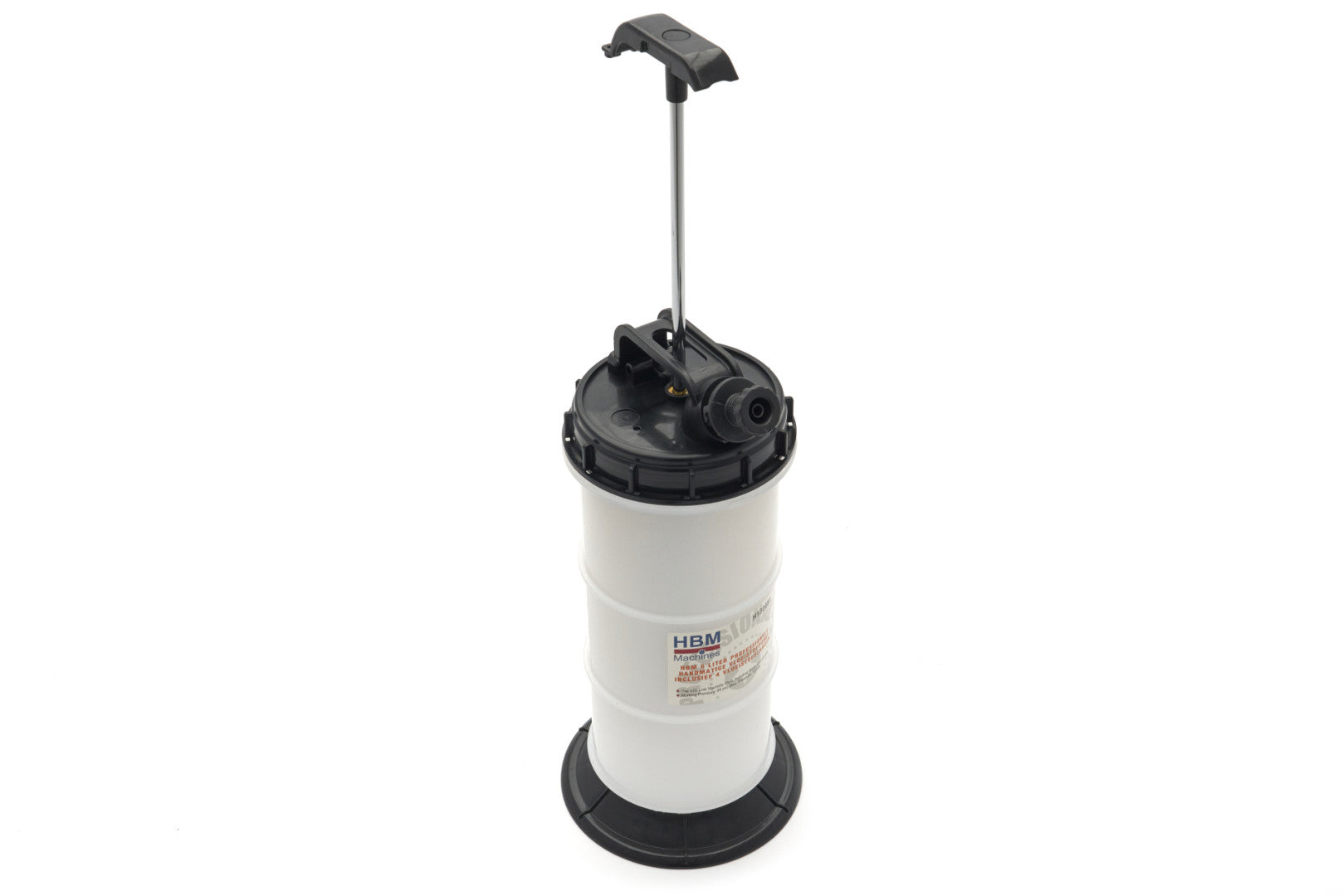 Pompa manuale travaso gasolio e altri liquidi, 6 l, Hbm