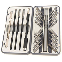 Cacciaviti di precisione set, kit di riparazione portatile con Torx, triwing, croce, triangolari etc, per cellulari, tablet, laptop, attrezzi, auto, 26 pezzi, Hbm Machines Olanda