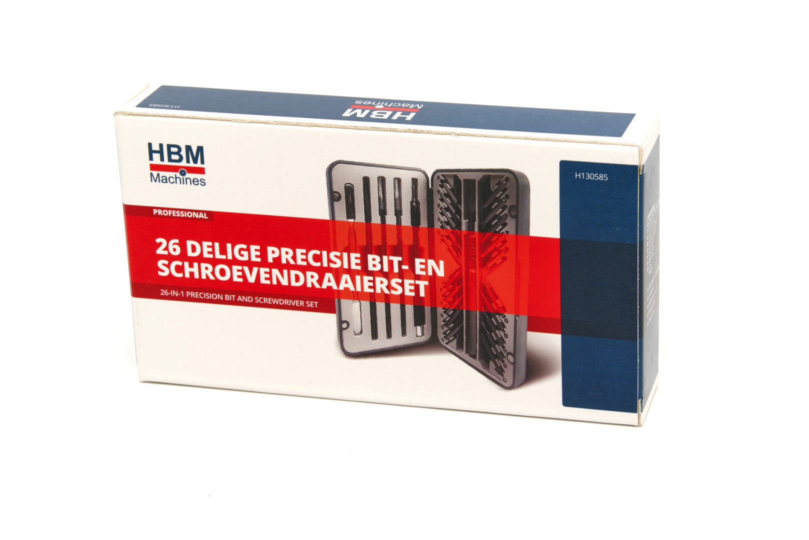 Cacciaviti di precisione set, kit di riparazione portatile con Torx, triwing, croce, triangolari etc, per cellulari, tablet, laptop, attrezzi, auto, 26 pezzi, Hbm Machines Olanda
