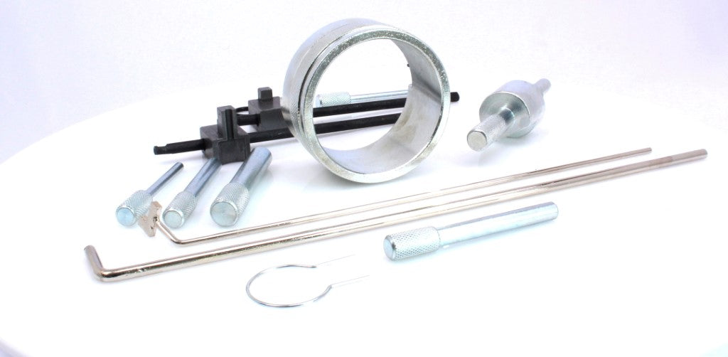 Kit messa in fase motori, attrezzi per il bloccaggio della cinghia di distribuzione dell'albero a camme del motore, compatibile con Citroën Peugeot 1.8 / 2.0