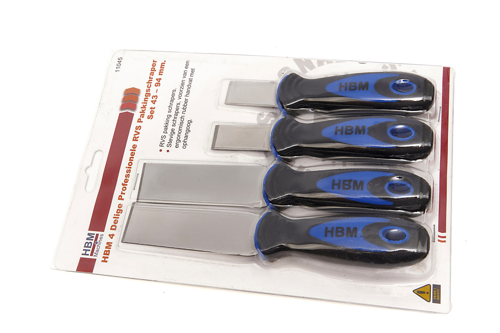 Set spatole in acciaio inossidabile,4 pezzi Hbm