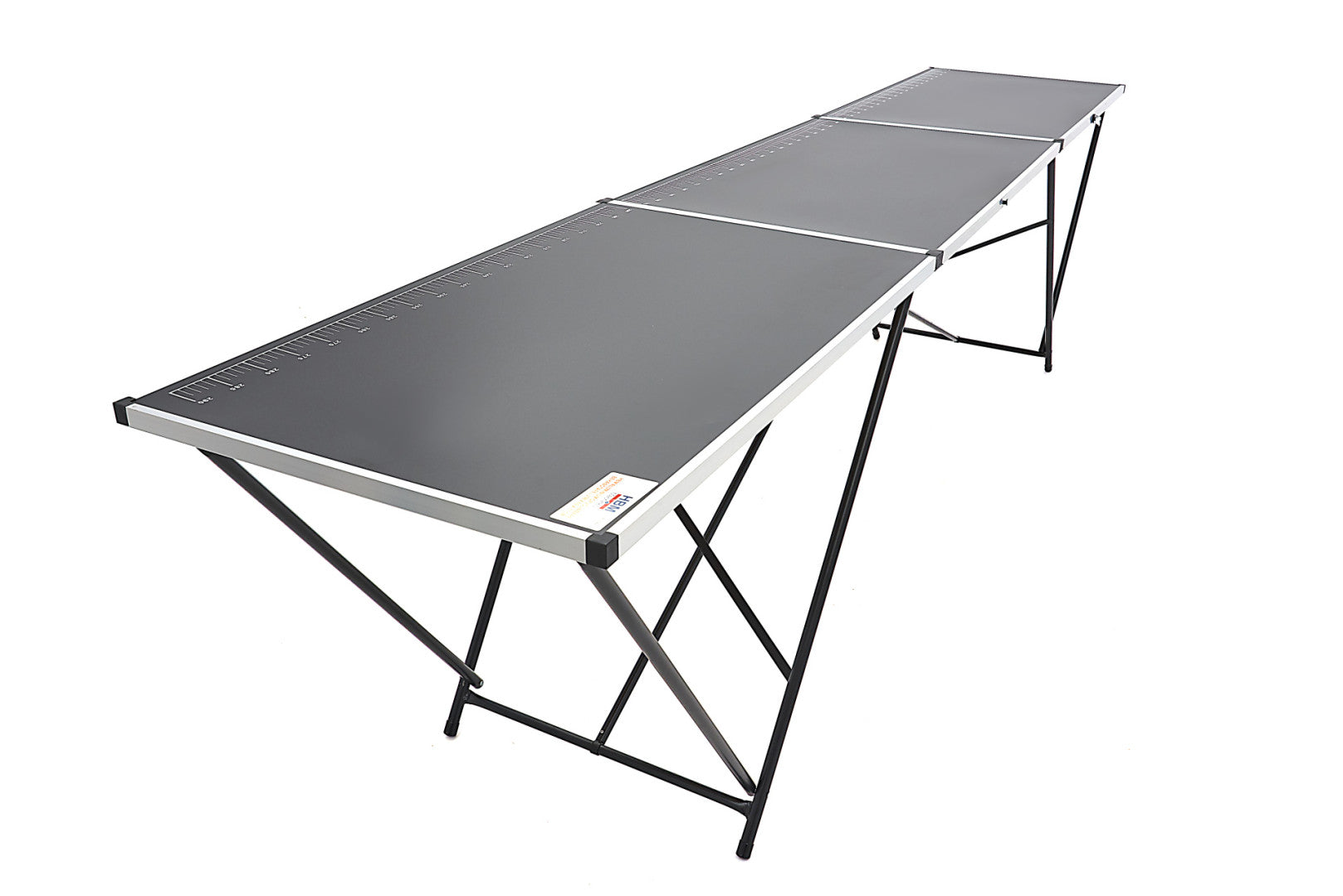 Tavolo pieghevole per carta da parati e tappetti,alluminio 300x60x78cm Hbm