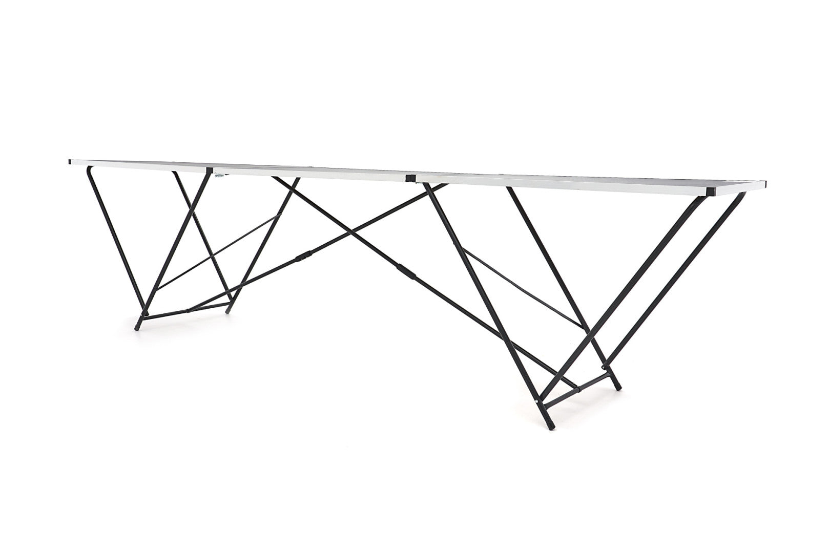 Tavolo pieghevole per carta da parati e tappetti,alluminio 300x60x78cm Hbm