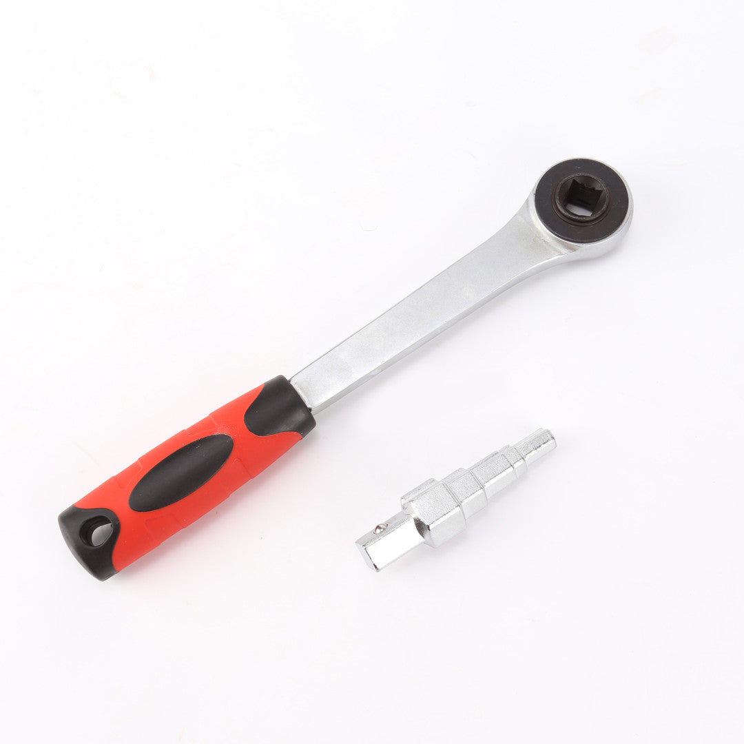 Chiave per valvola per radiatore, 10-11-12.5-16-21 mm chiave a gradino universale a 5 fasi per la rimozione di valvole per radiatori di dimensioni multiple, chiave a cricchetto sfalsata