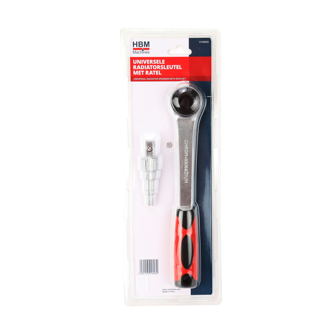 Chiave per valvola per radiatore, 10-11-12.5-16-21 mm chiave a gradino universale a 5 fasi per la rimozione di valvole per radiatori di dimensioni multiple, chiave a cricchetto sfalsata