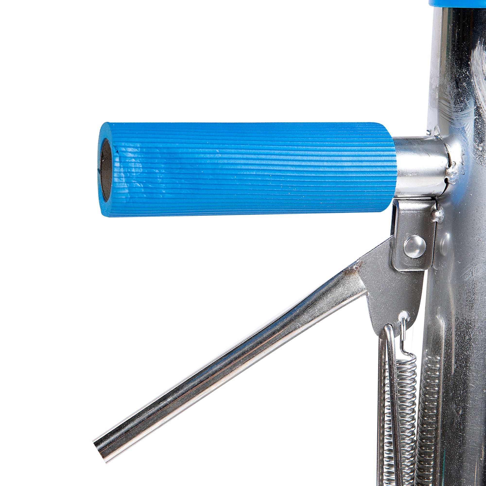 Piantatore piantine da orto a rilascio automatico con doppio manico in acciaio inox, piantatore semi automatico per orto in inox con doppia impugnatura ,attrezzo agricolo professionale