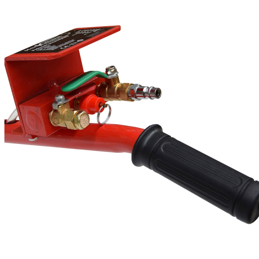 Cric ad aria compressa, 3,5 tonnellate/3500 kg, cric airbag, cric pneumatico da sollevamento pneumatico con maniglia per auto, garage, sollevamento 15-40 cm