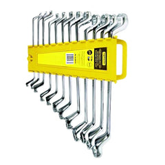 Set chiavi a doppio anello, gomito, in acciaio Cr-V, 12 pezzi 6-32mm, Topmaster