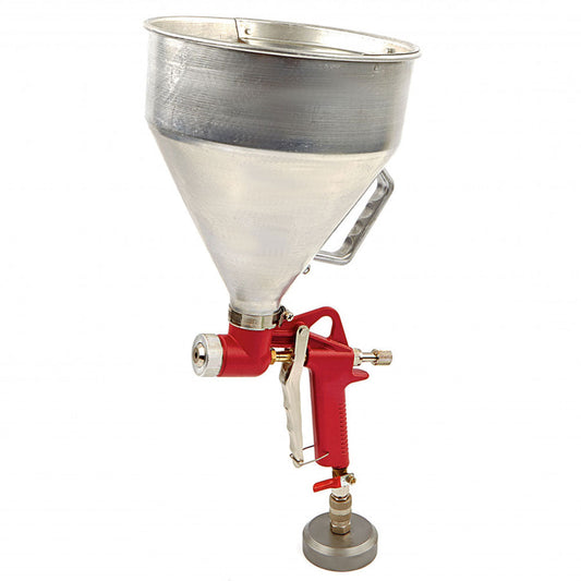 Pistola a spruzzo pneumatica per intonaco, verniciatura, 5 l, con 3 ugelli da 4,6 e 8mm