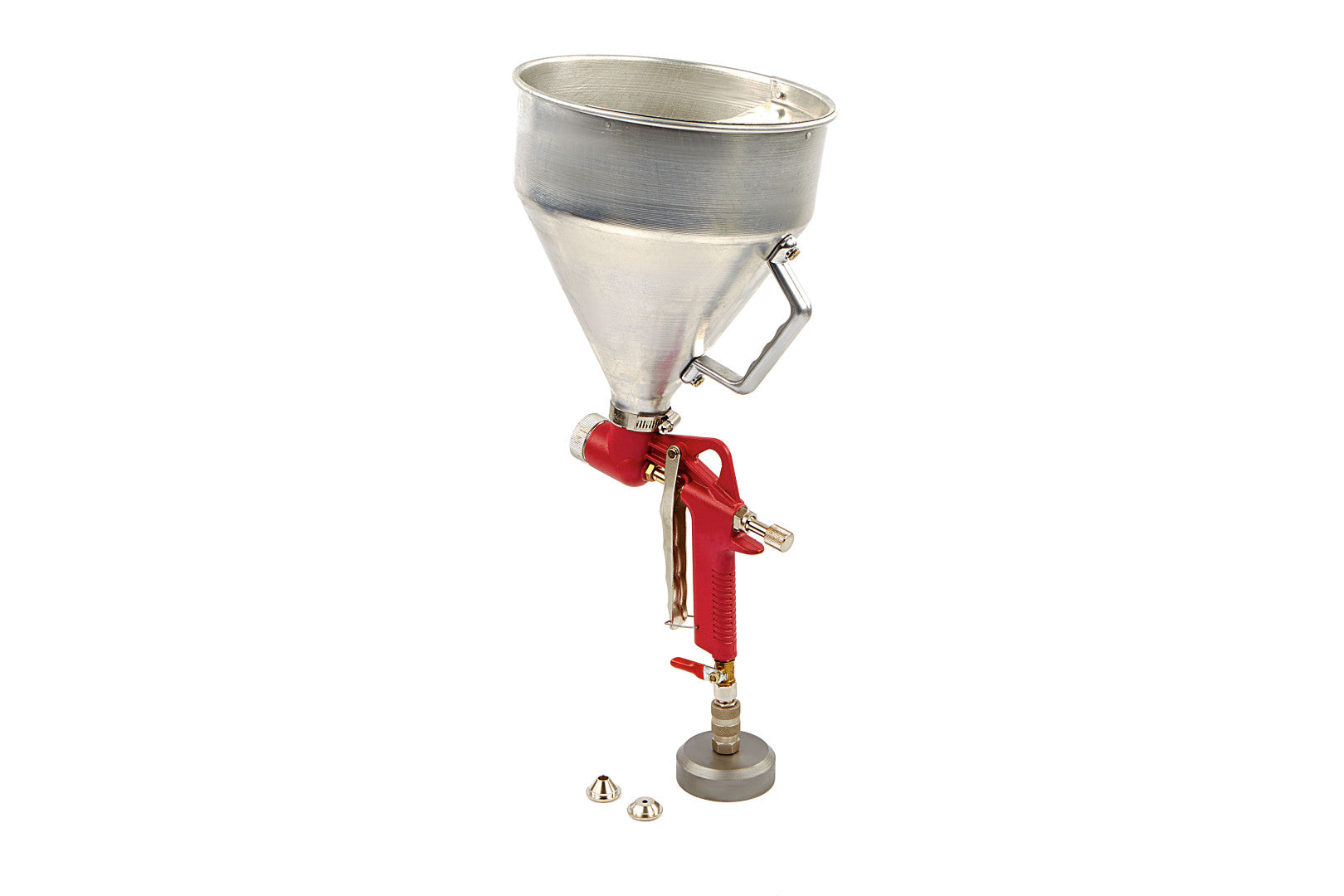 Pistola a spruzzo pneumatica per intonaco, verniciatura, 5 l, con 3 ugelli da 4,6 e 8mm