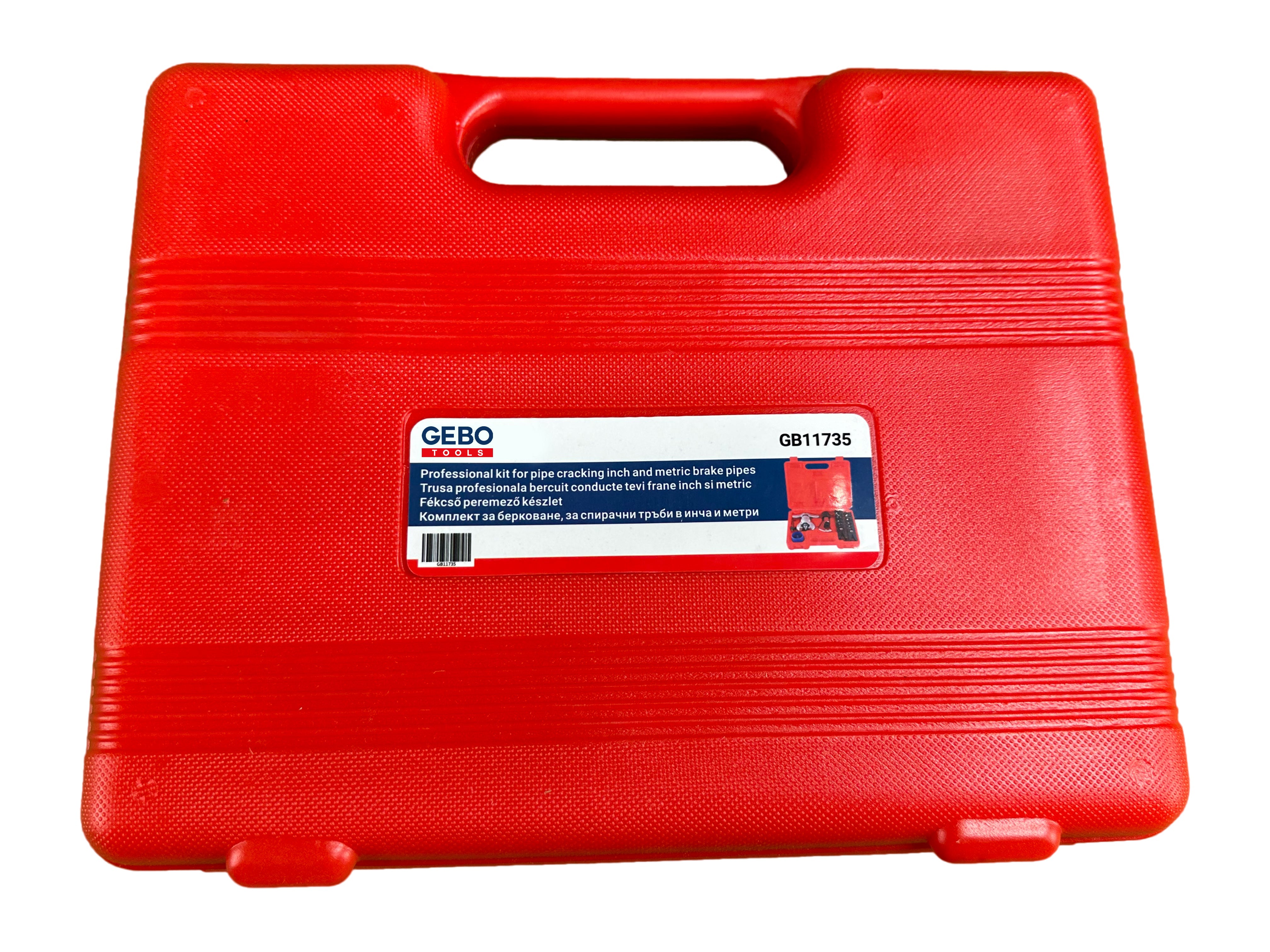 Kit bordatura, svasatura di tubi freno e tubi, set di attrezzi per l'espansione di tubazioni dei freni, ideale per sistemi di frenatura idraulici, Gebo Tools