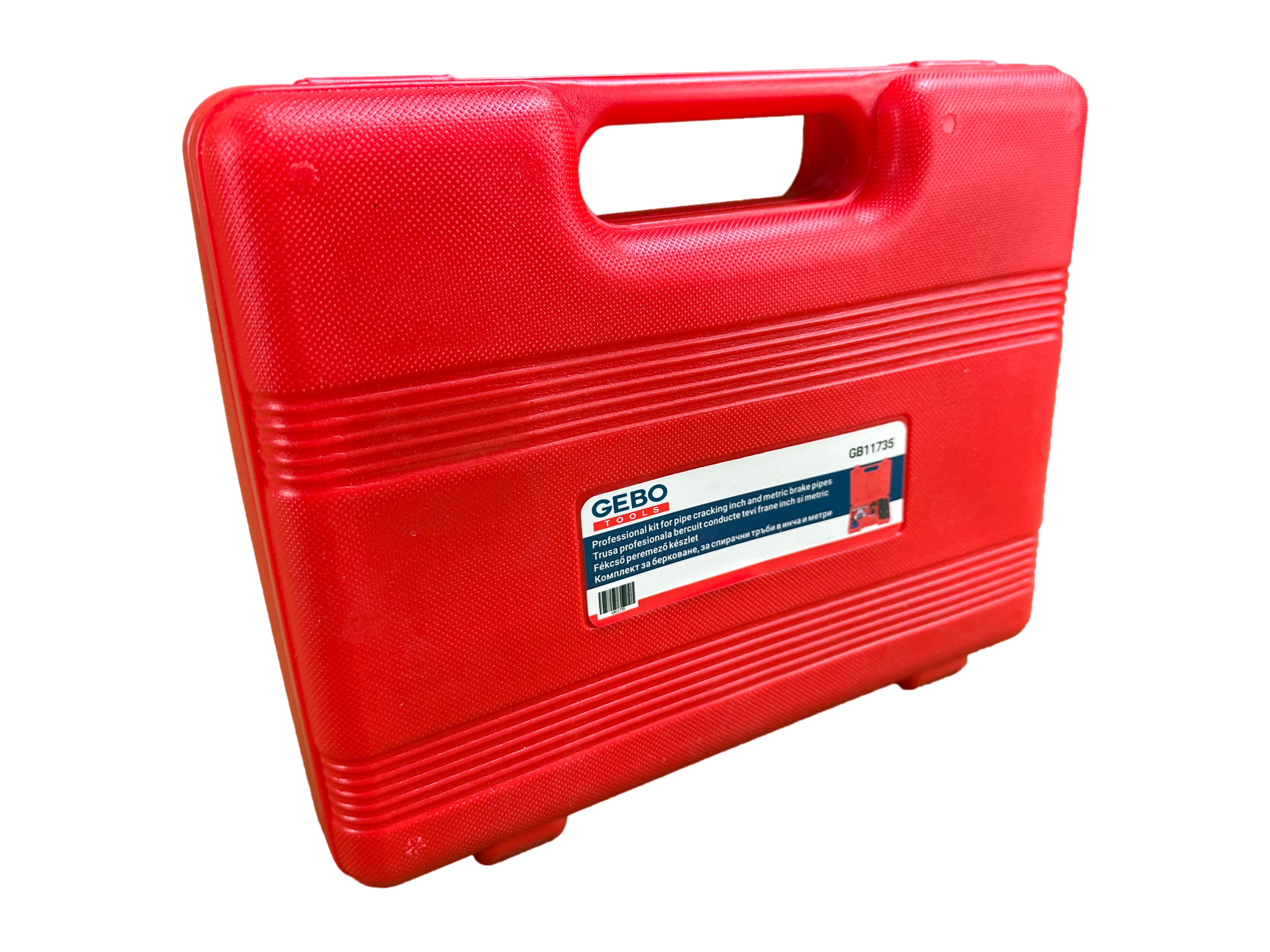 Kit bordatura, svasatura di tubi freno e tubi, set di attrezzi per l'espansione di tubazioni dei freni, ideale per sistemi di frenatura idraulici, Gebo Tools