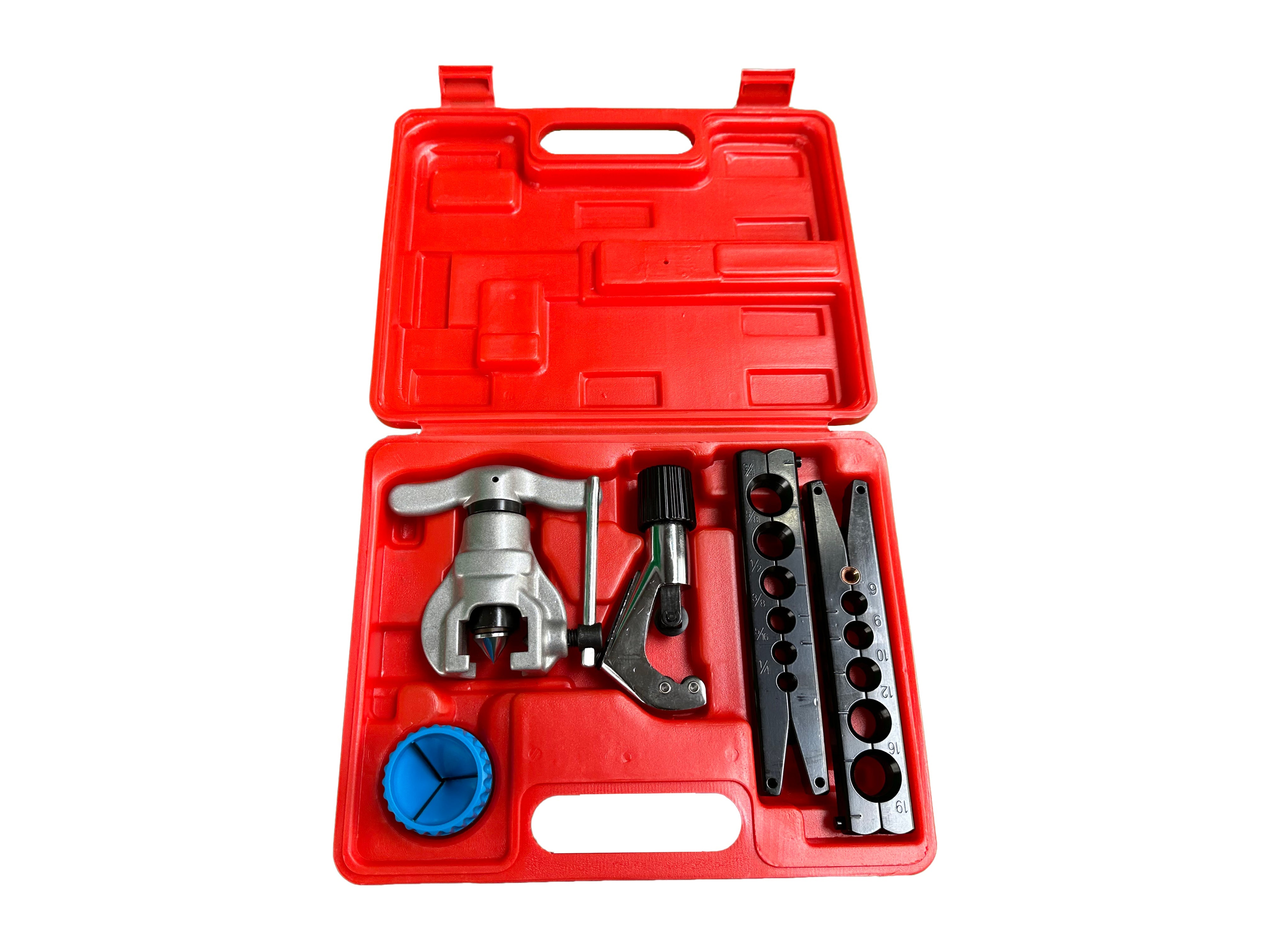 Kit bordatura, svasatura di tubi freno e tubi, set di attrezzi per l'espansione di tubazioni dei freni, ideale per sistemi di frenatura idraulici, Gebo Tools