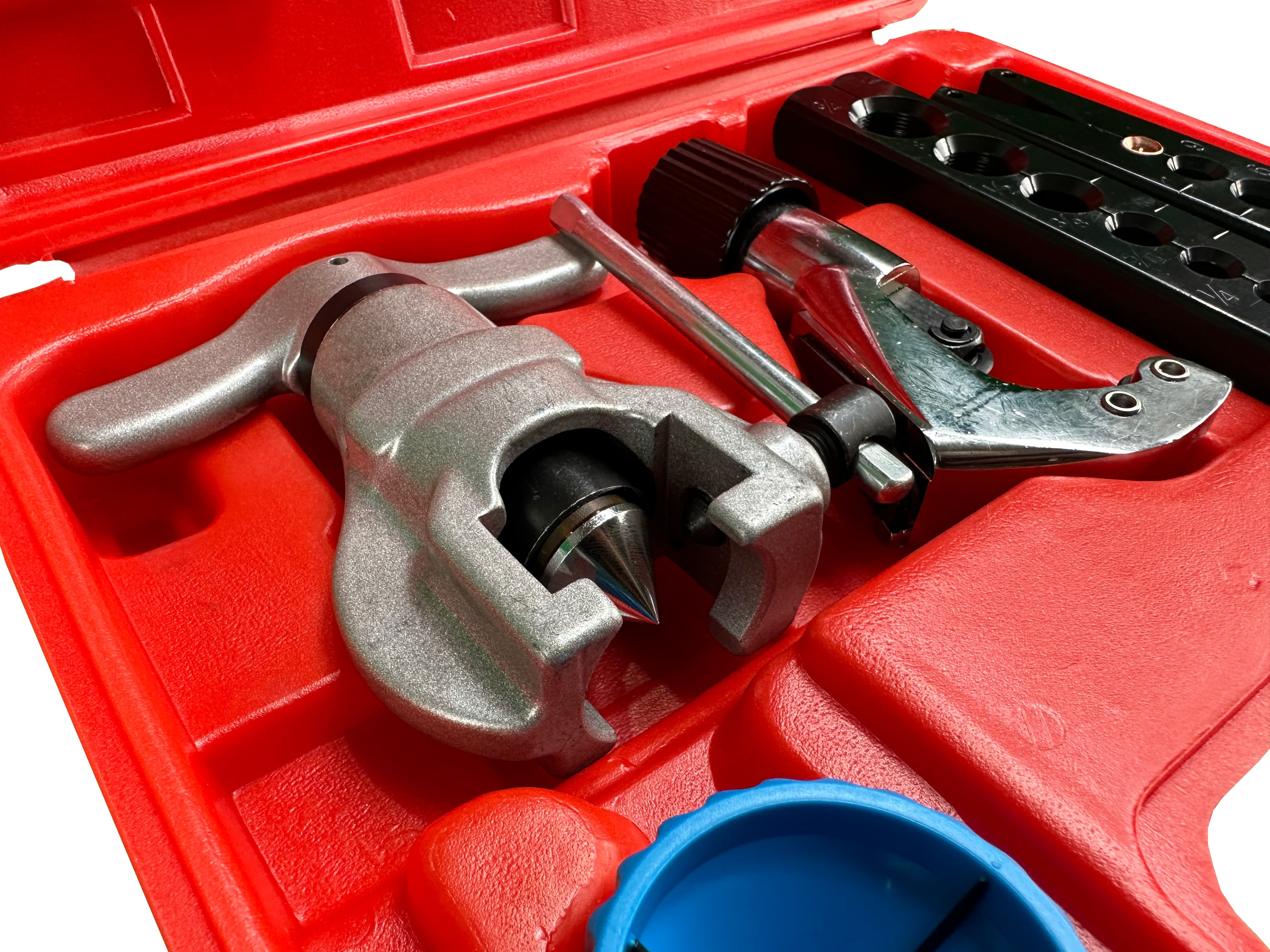 Kit bordatura, svasatura di tubi freno e tubi, set di attrezzi per l'espansione di tubazioni dei freni, ideale per sistemi di frenatura idraulici, Gebo Tools