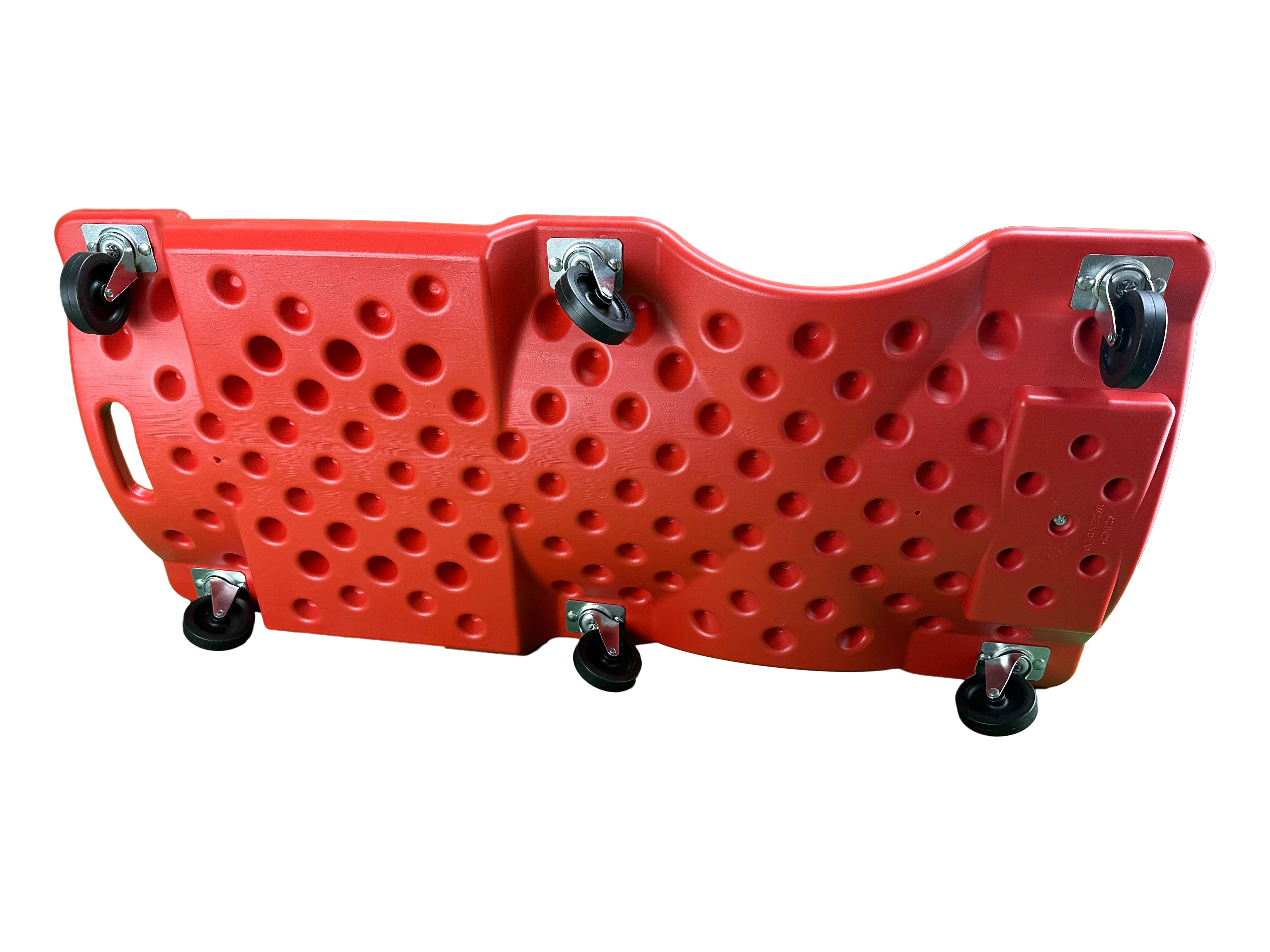 Carrello sotto auto professionale, sgabello da officina, lettino meccanico sottomacchina, pedana montaggio, riparazioni meccanico con ruote e poggiatesta, rosso Gebo Tools