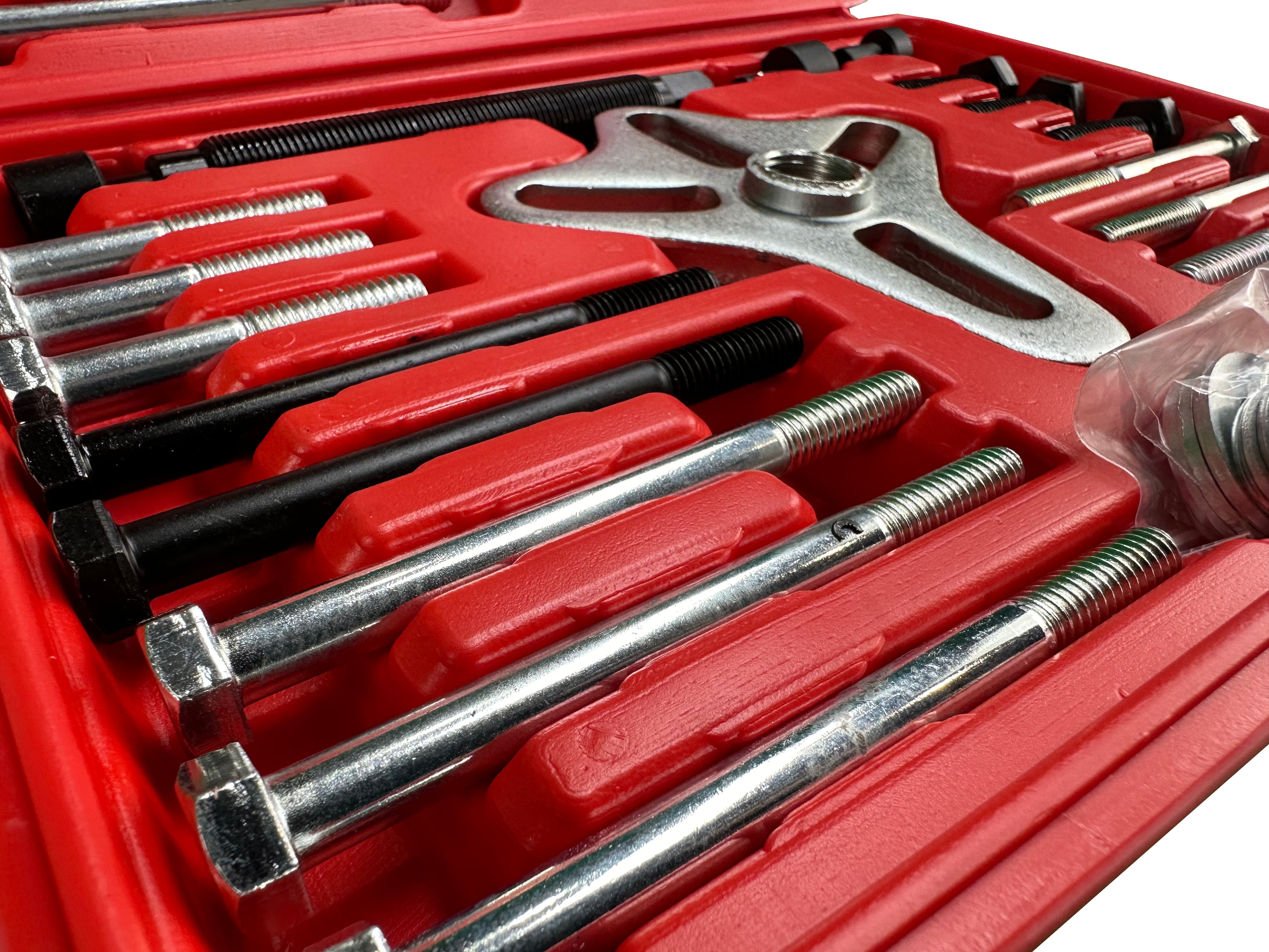 Estrattore tamburi freno, pressore albero trasmissione, 46 pezzi, Gebo Tools