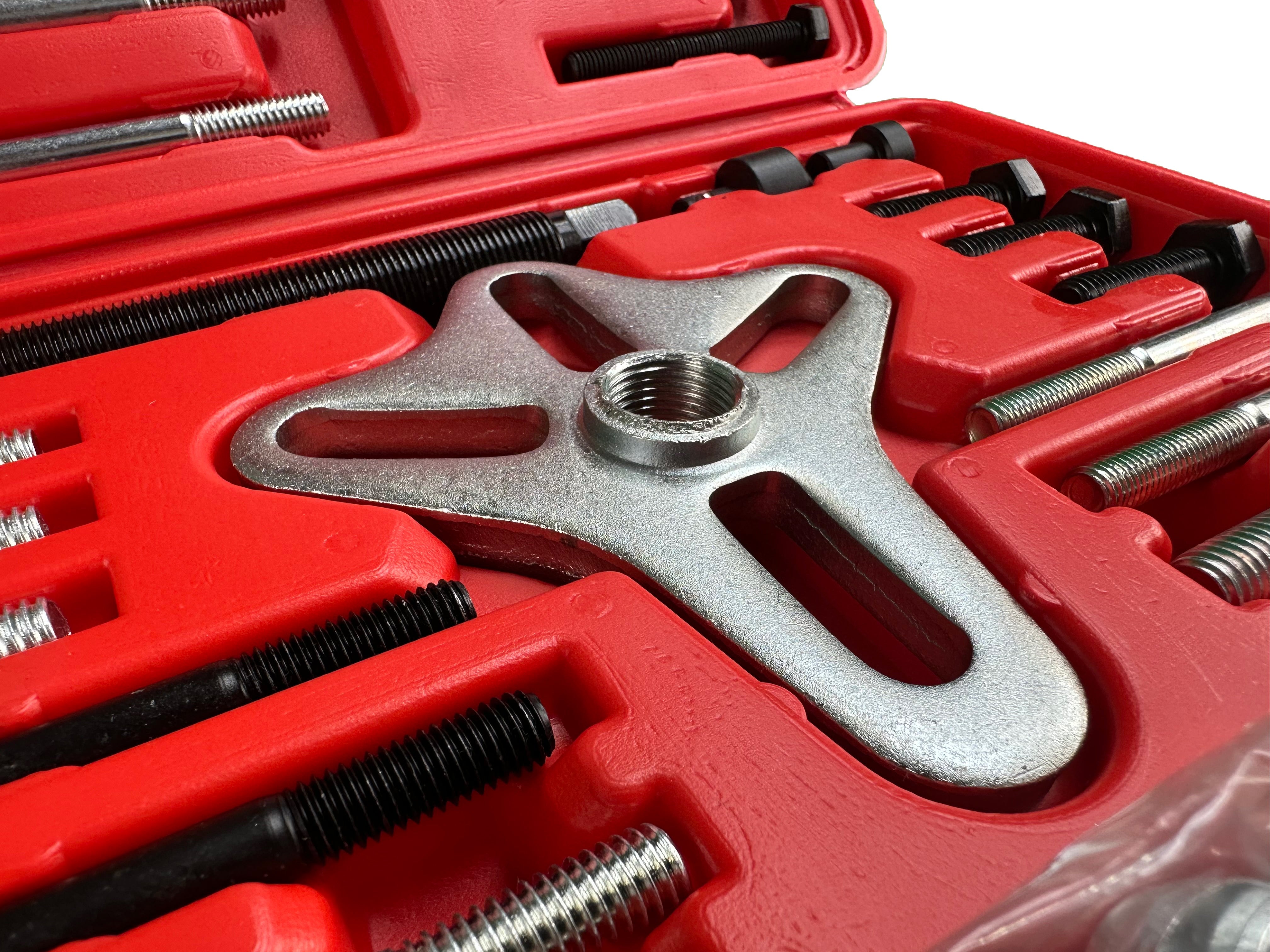 Estrattore tamburi freno, pressore albero trasmissione, 46 pezzi, Gebo Tools