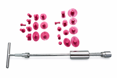 Kit tira bolle tirabolli auto per riparazione ammaccature grandine carrozzeria, tirabolli per carrozzeria, kit levabolle per auto e moto, tirabolle carrozzeria, estrattore per ammaccature ventosa carrozzeria per rimozione grandine, Gebo Tools