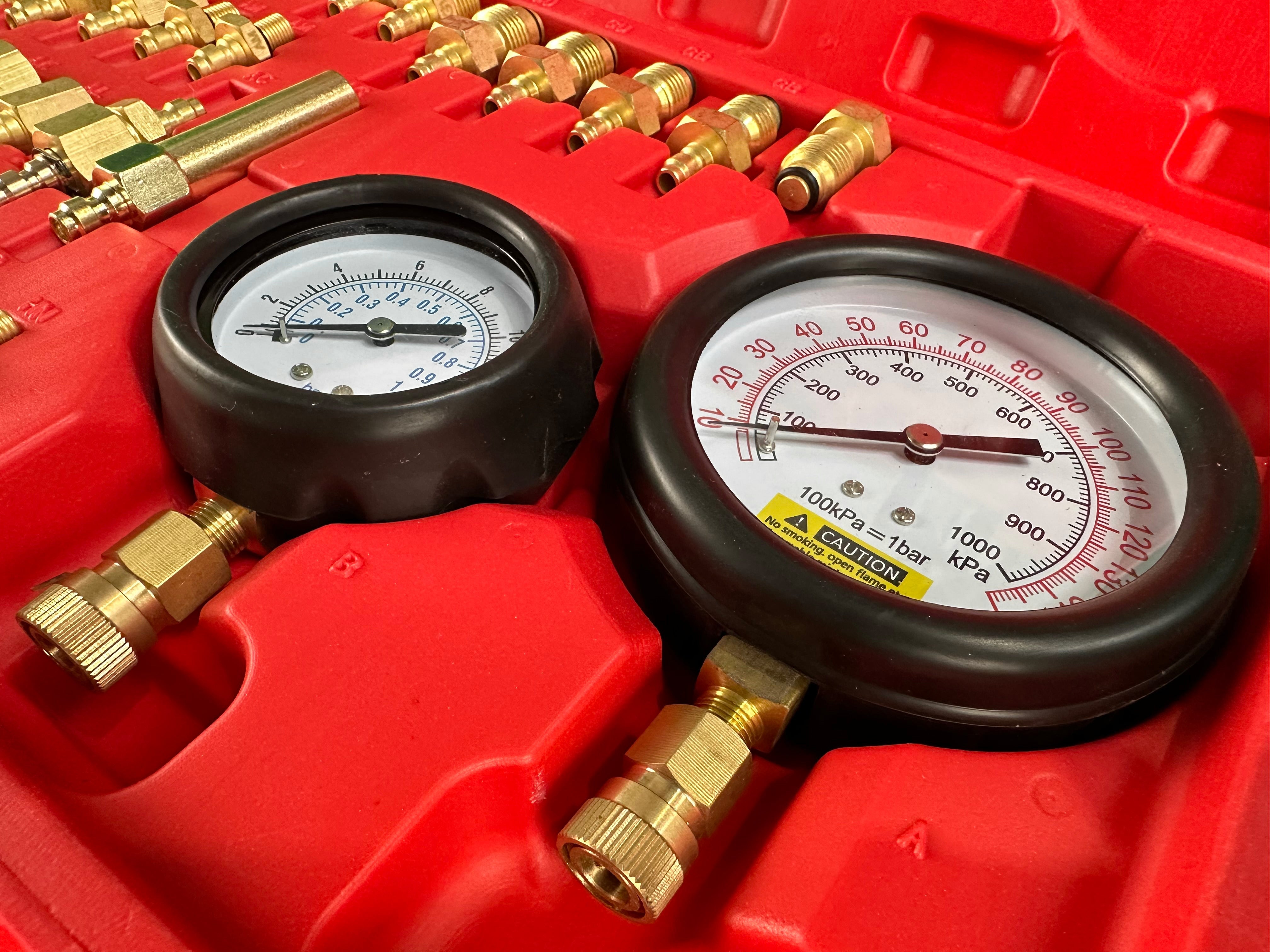 Tester pressione di iniezione benzina e diesel Geko Tools