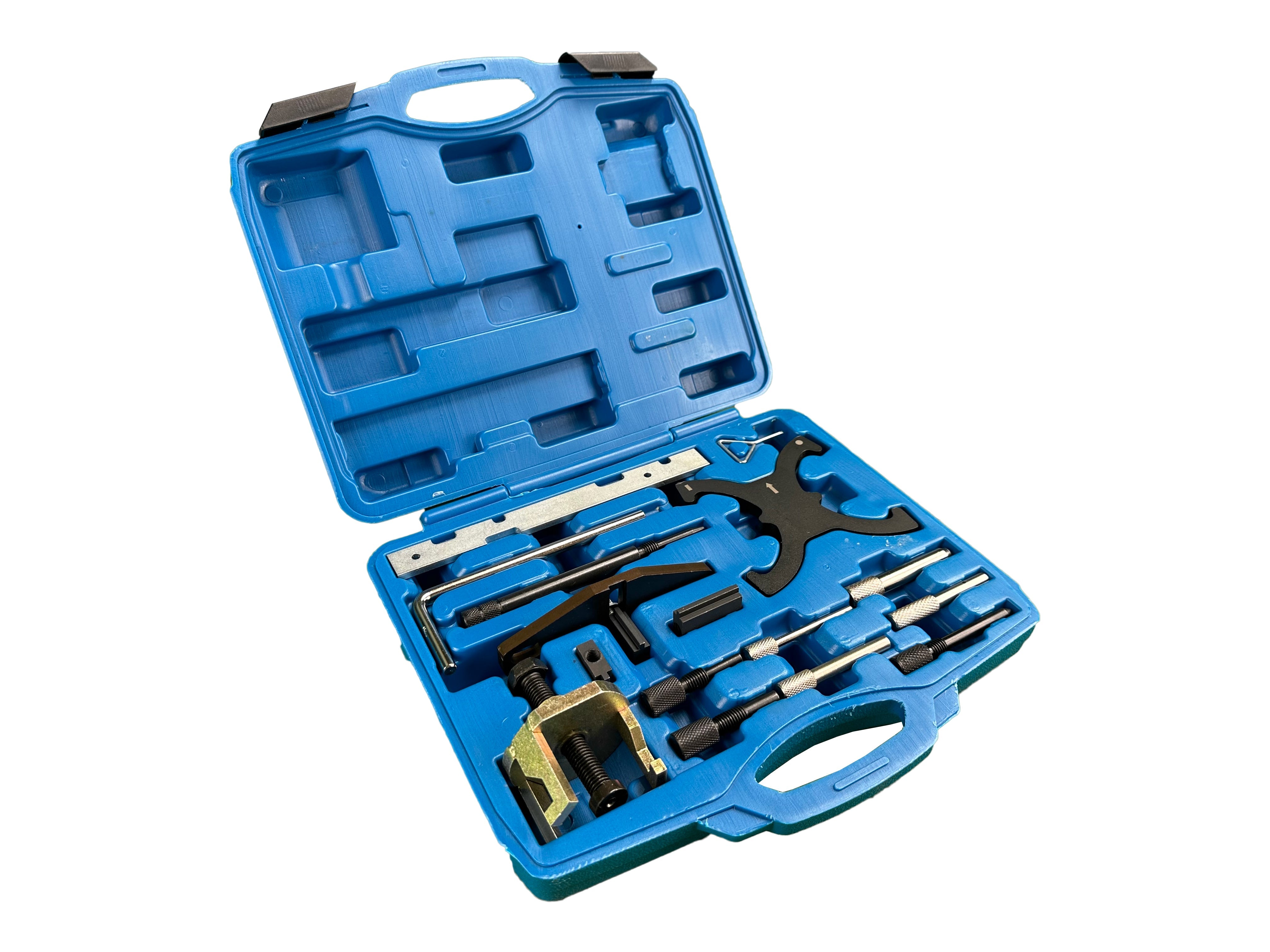 Kit messa in fase motori, attrezzi per il bloccaggio della cinghia di distribuzione dell'albero a camme del motore, compatibile con Ford benzina e diesel Gebo Tools