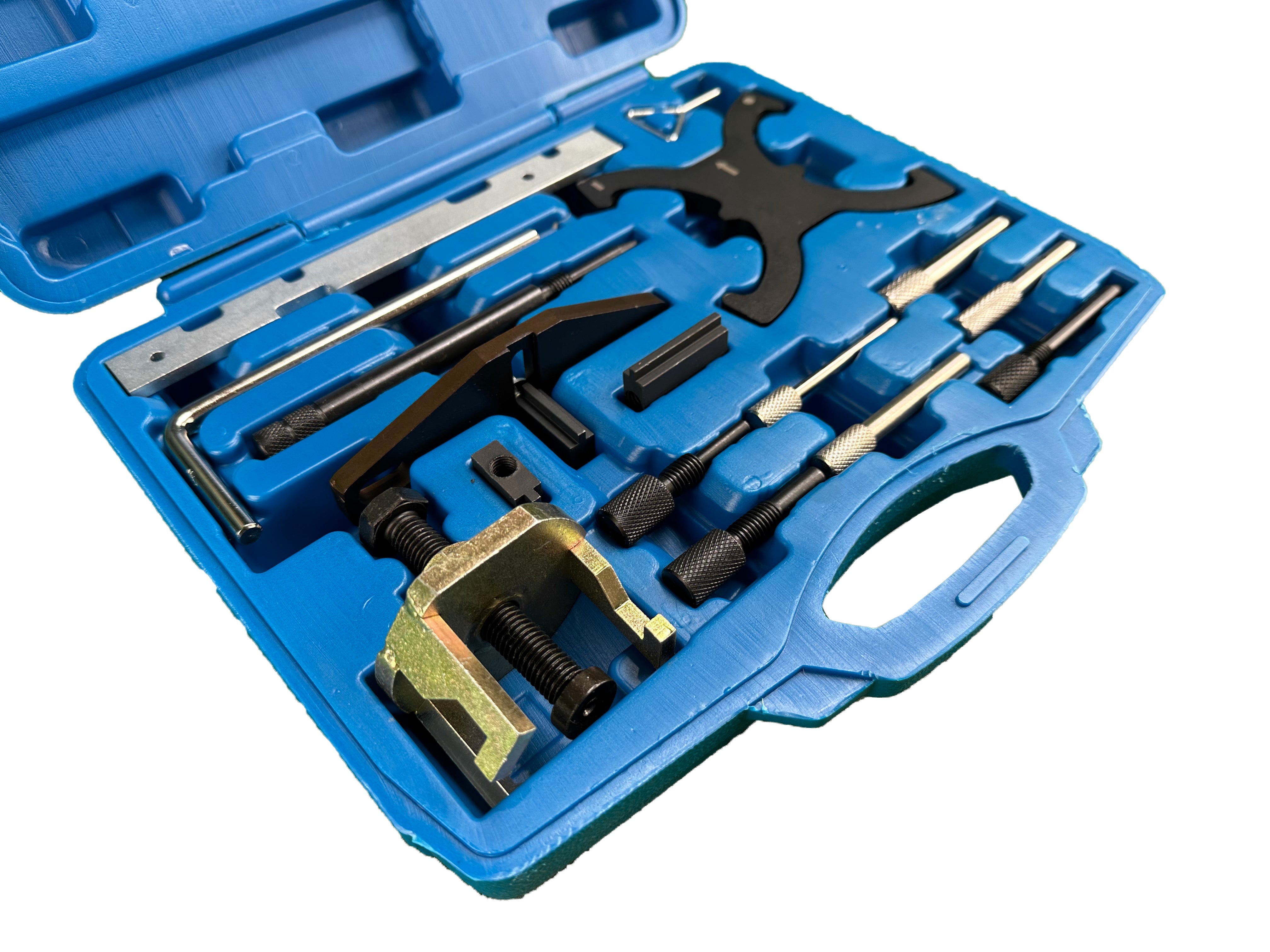 Kit messa in fase motori, attrezzi per il bloccaggio della cinghia di distribuzione dell'albero a camme del motore, compatibile con Ford benzina e diesel Gebo Tools