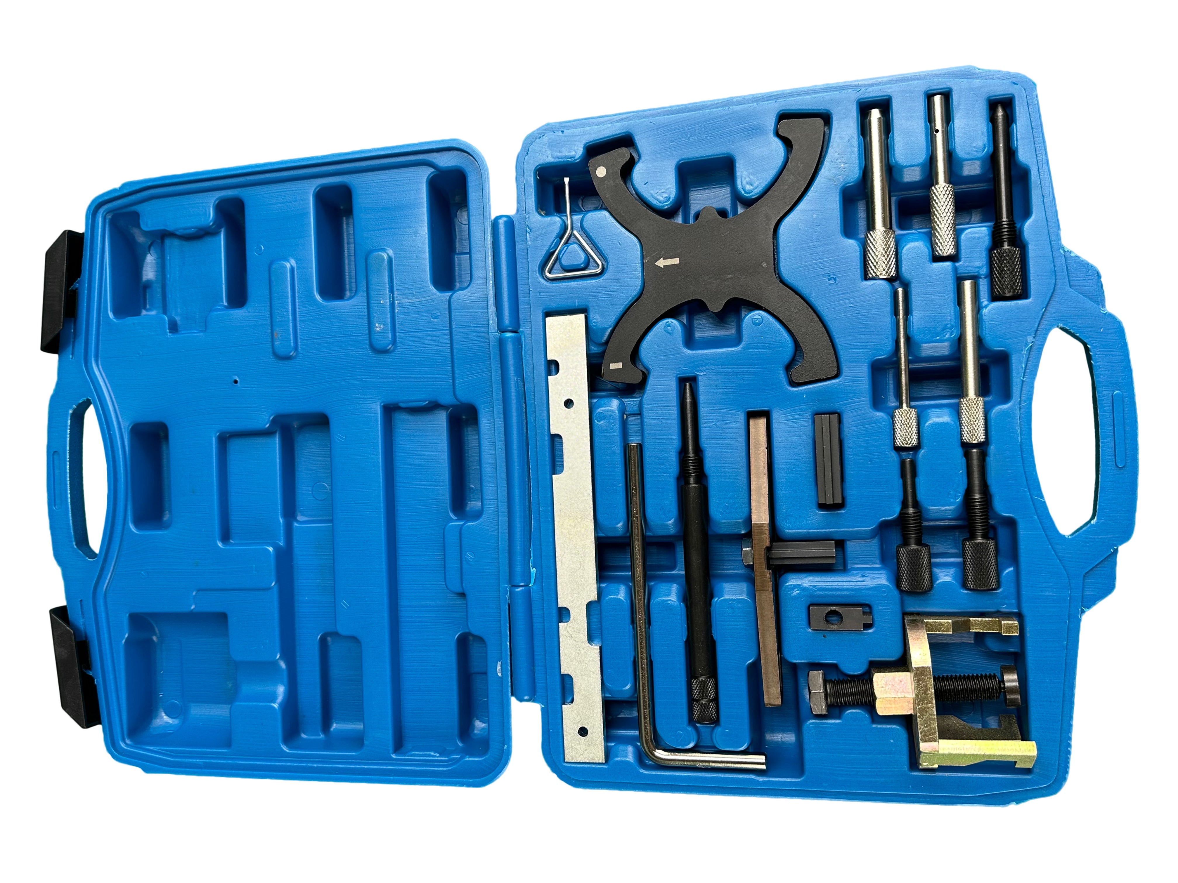Kit messa in fase motori, attrezzi per il bloccaggio della cinghia di distribuzione dell'albero a camme del motore, compatibile con Ford benzina e diesel Gebo Tools