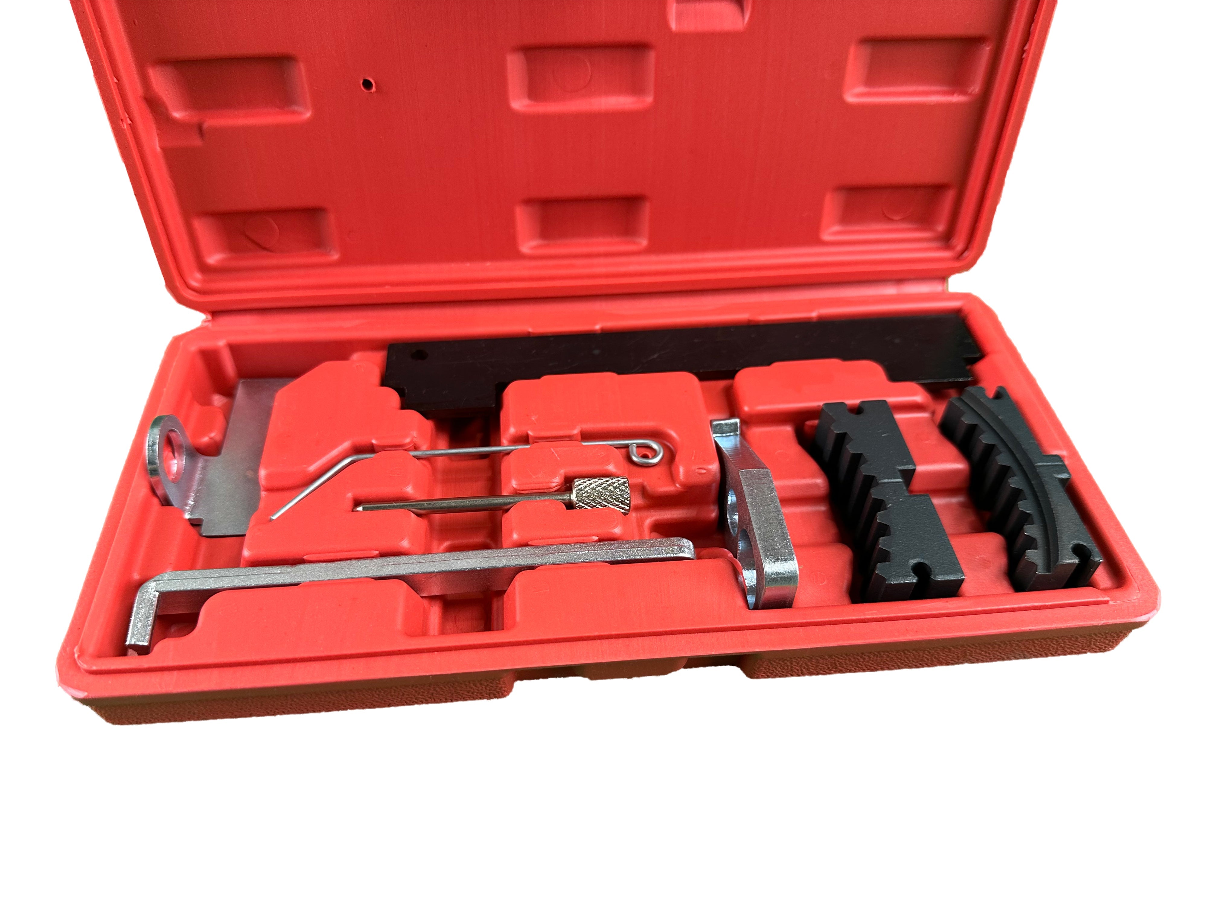 Kit messa in fase motori, attrezzi per il bloccaggio della cinghia di distribuzione dell'albero a camme del motore, compatibile con Opel 1.6 1.8 16V Gebo Tools