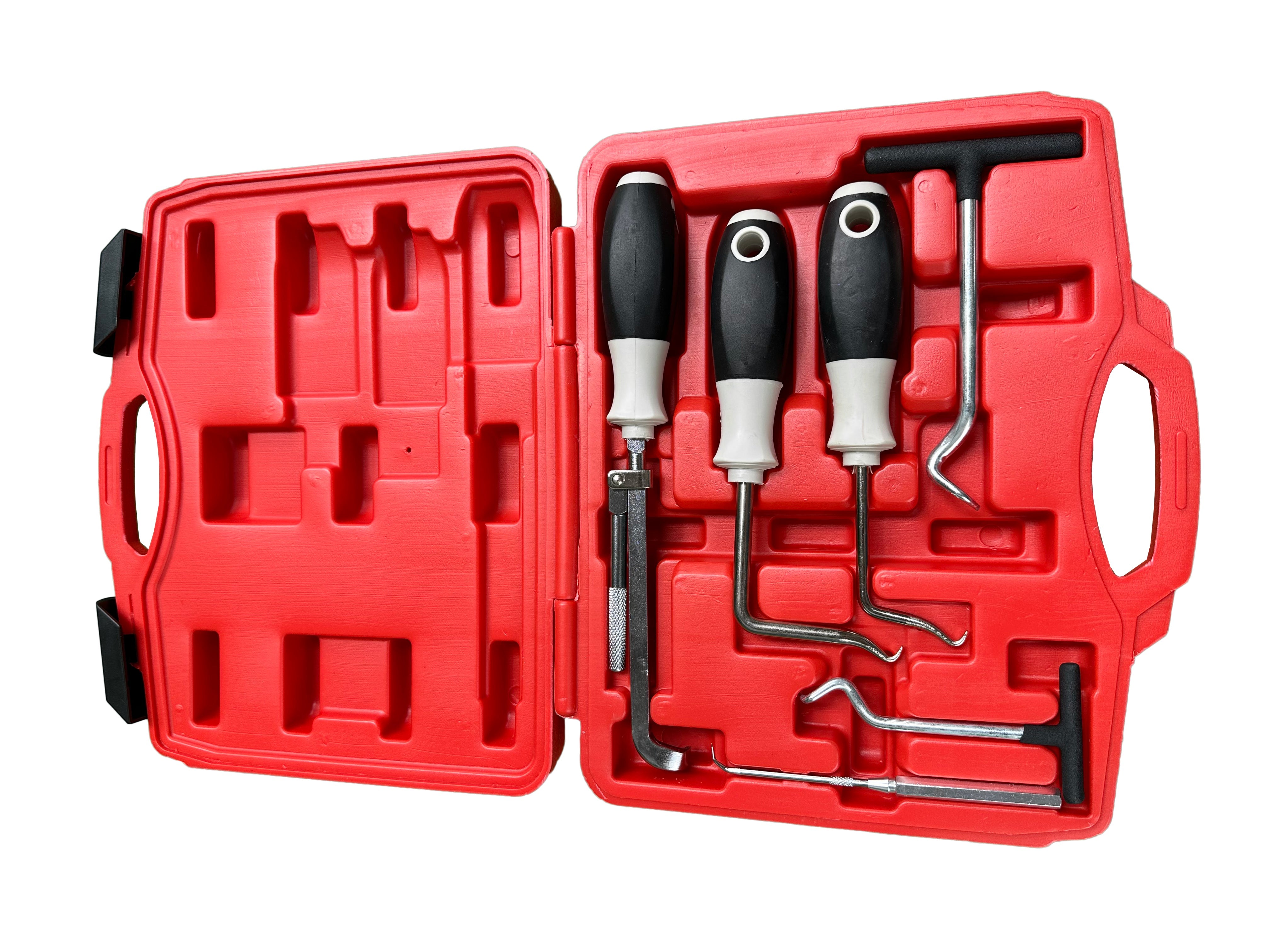 Set 6pz attrezzi ganci per rimozione guarnizioni anelli O-ring paraolio kit, set di ganci per guarnizioni O-ring, Gebo Tools