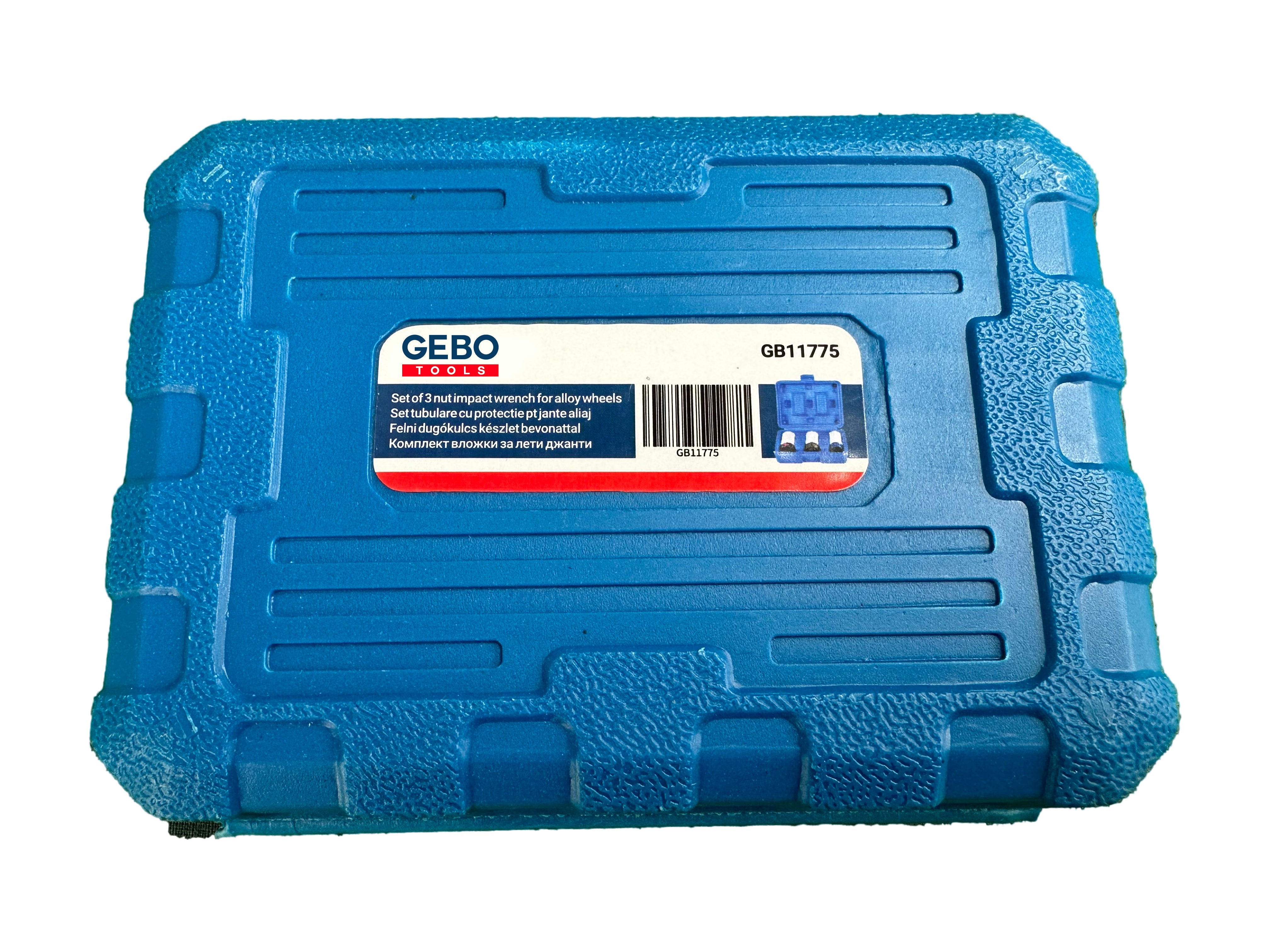 Set di 3 chiavi a bussola per cerchi in lega per avvitatore a impulsi, da 17 mm - 19 mm - 21 mm Gebo Tools
