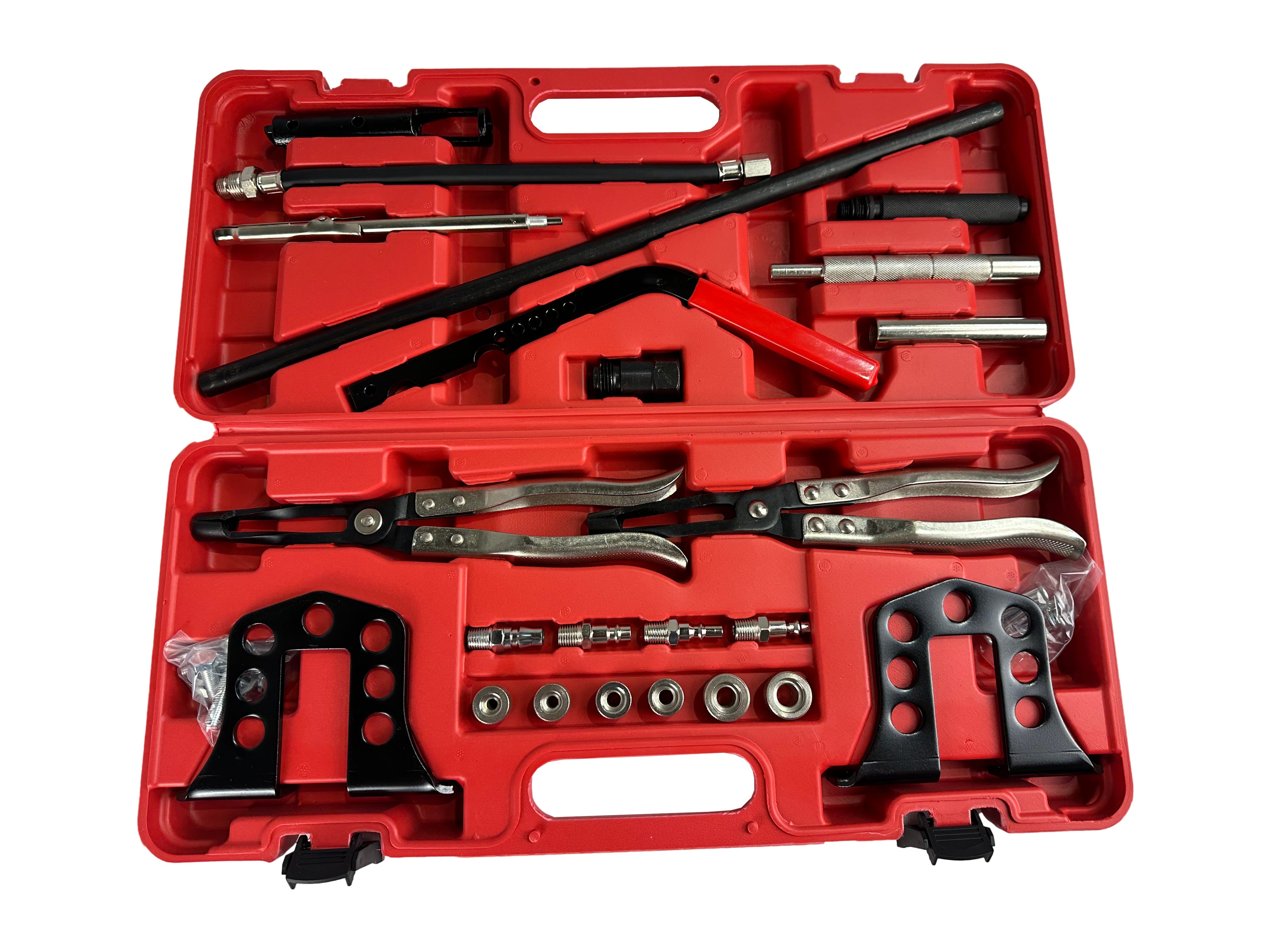 Set di montaggio e smontaggio valvole, universale, set di compressore per molle delle valvole rimozione OHV OHC, Gebo Tools