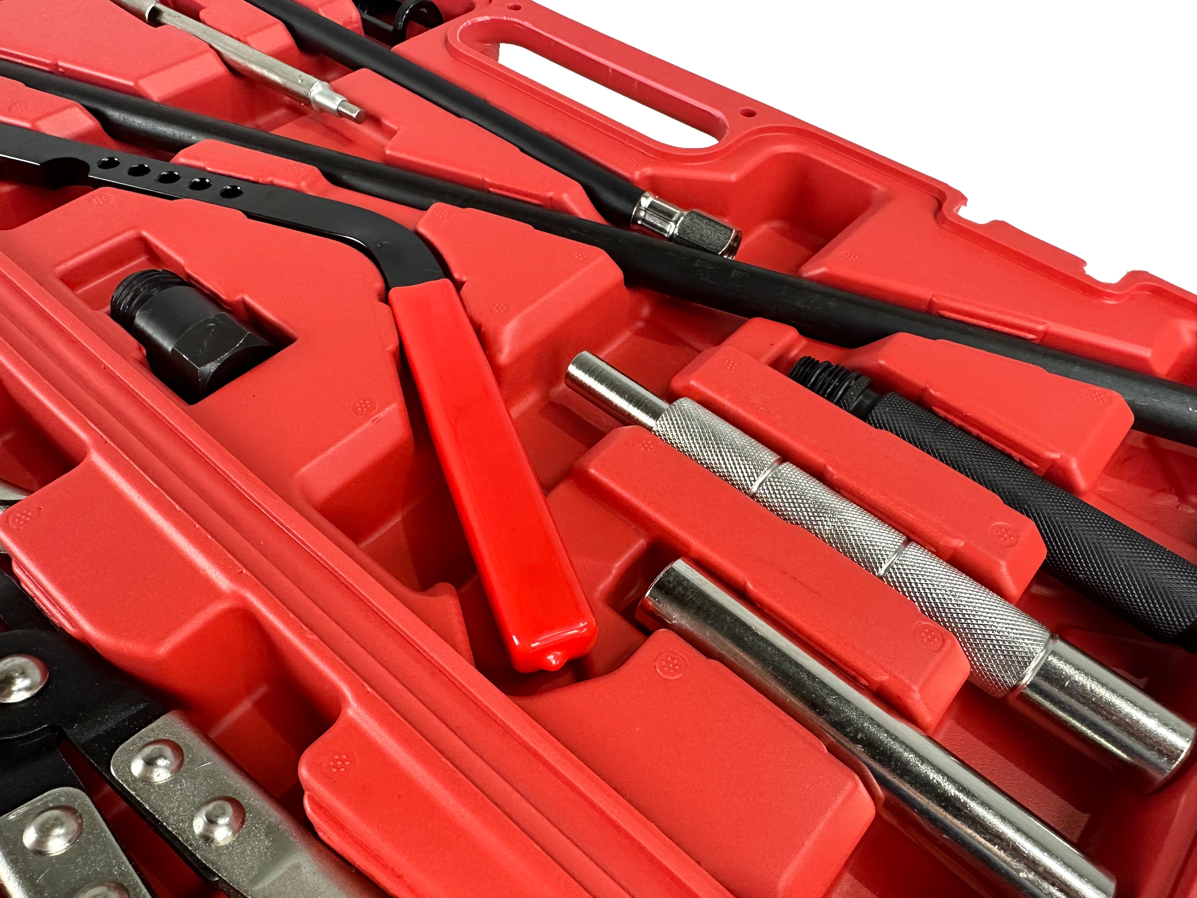 Set di montaggio e smontaggio valvole, universale, set di compressore per molle delle valvole rimozione OHV OHC, Gebo Tools
