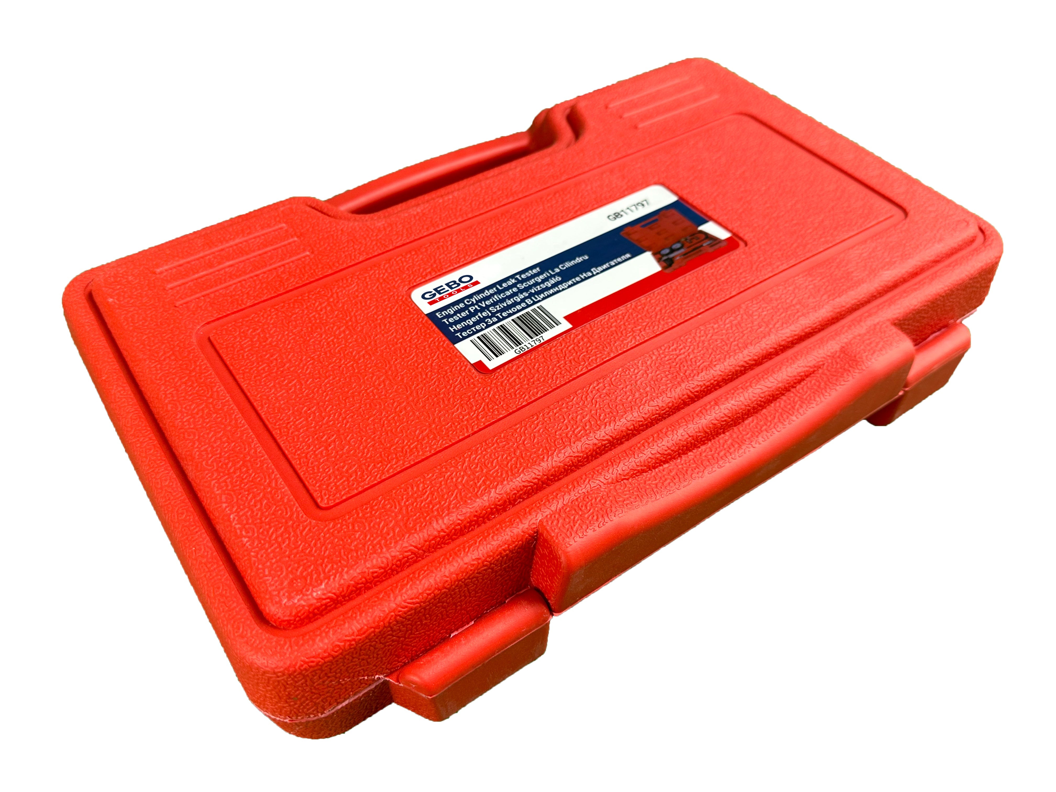 Kit test di perdite nei cilindri, include tester di compressione del motore con doppio manometro per controllo pressione e tasso di perdita,Gebo Tools