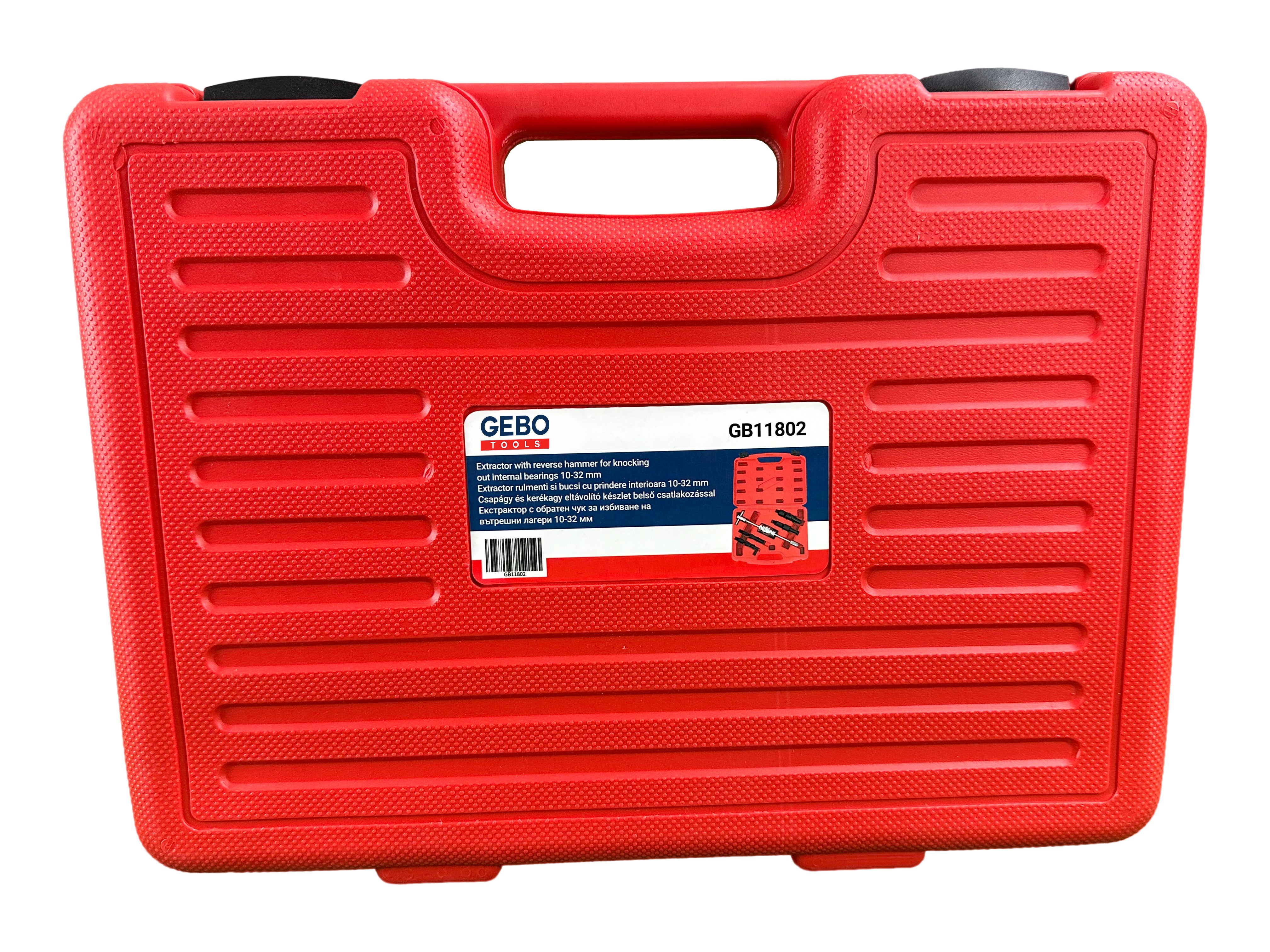 Set di estrattori per cuscinetti interni con martello a massa battente, 5 pezzi, con martello di scorrimento foro cieco estrattori cuscinetti, 10–32 mm Gebo Tools
