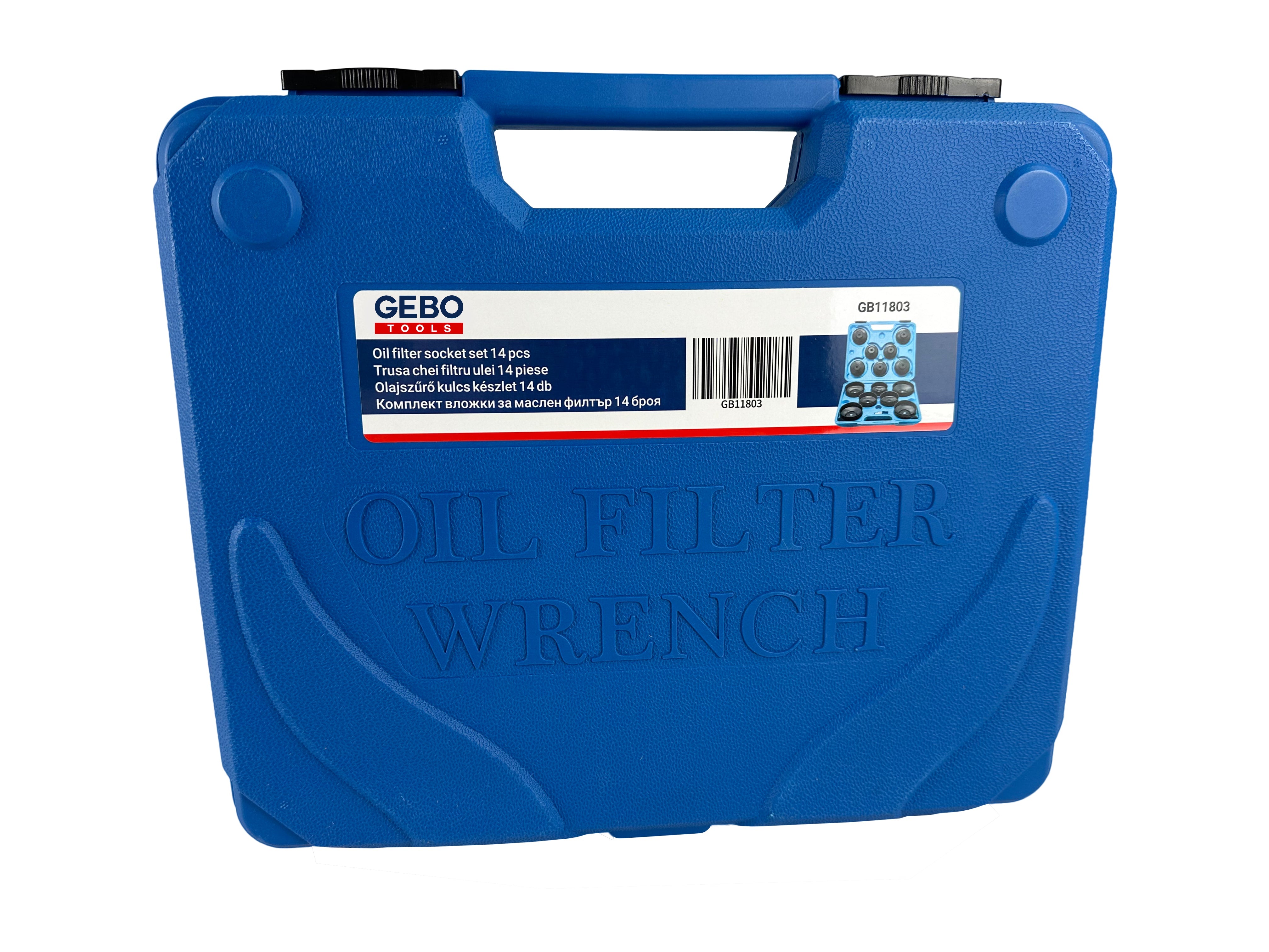 Set da 14 pezzi chiave a tazza filtro olio motore, auto smontaggio rimozione, chiavi coppe smontare filtri auto, Gebo Tools