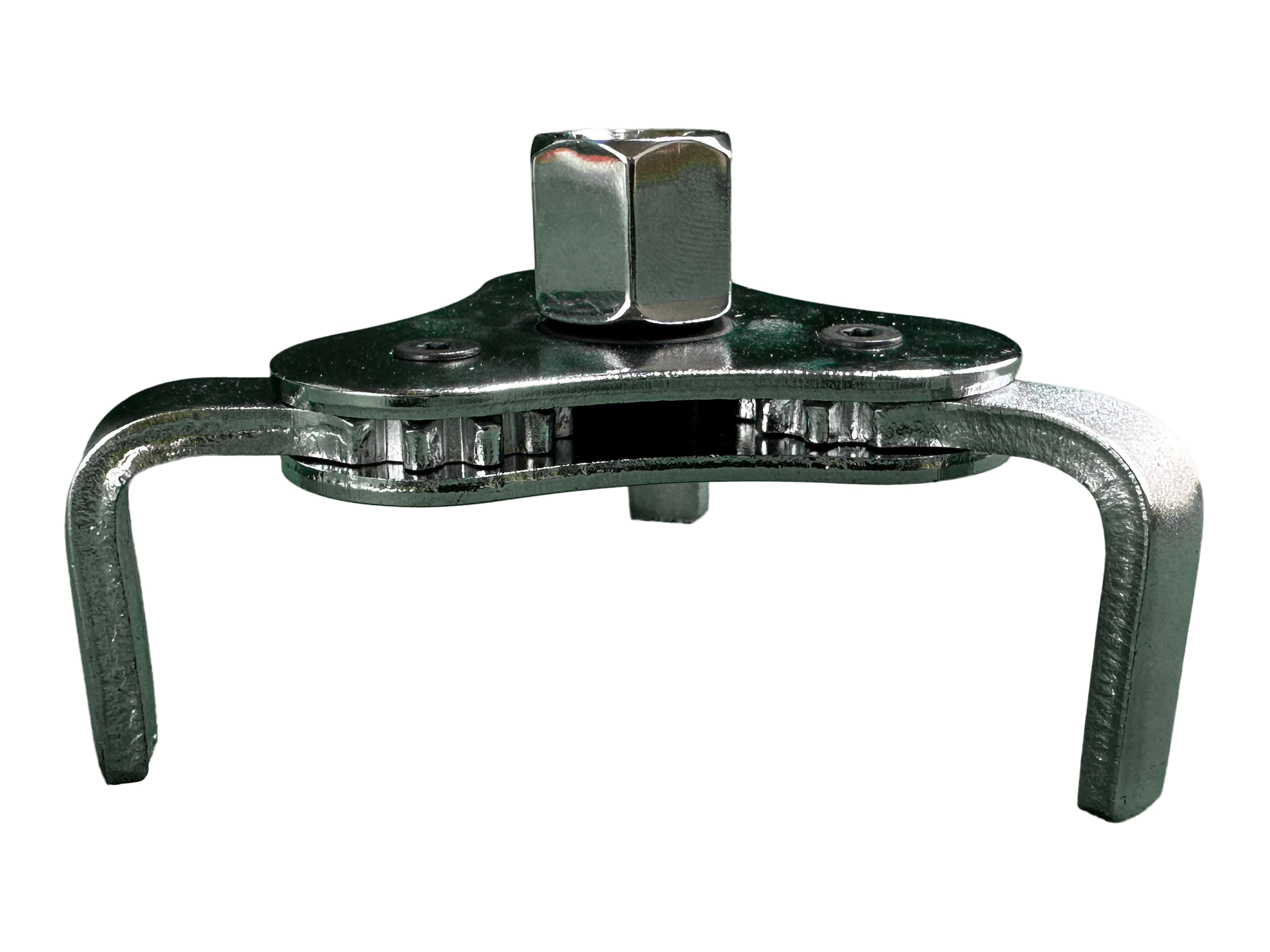 Chiave per la rimozione del filtro dell'olio, strumento a 3 griffe-ganasce-bracci, regolabile con 3/8'' e 1/2", adattatore chiave filtro olio universale filtro rimovibile diametro 62–120 mm, Gebo Tools